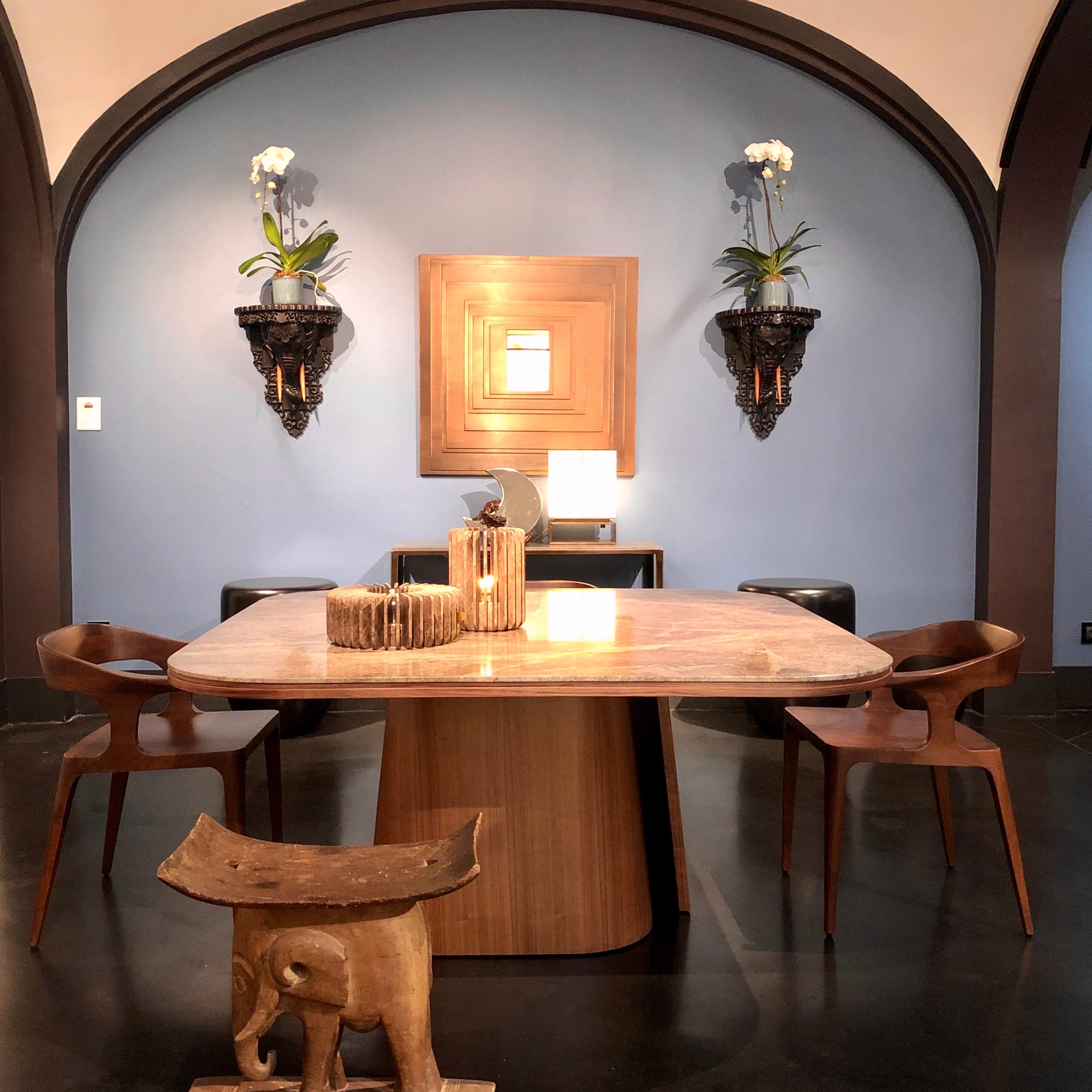 Mesa de comedor, OOMA, de Reda Amalou, 2020, Mármol blanco de Carrara, 160 cm en venta 7