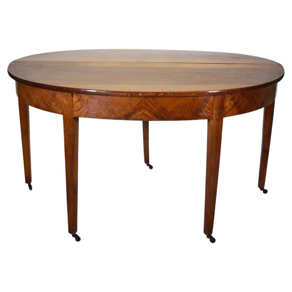 Fabulous Art Deco Round Expandable Dining Table at 1stDibs