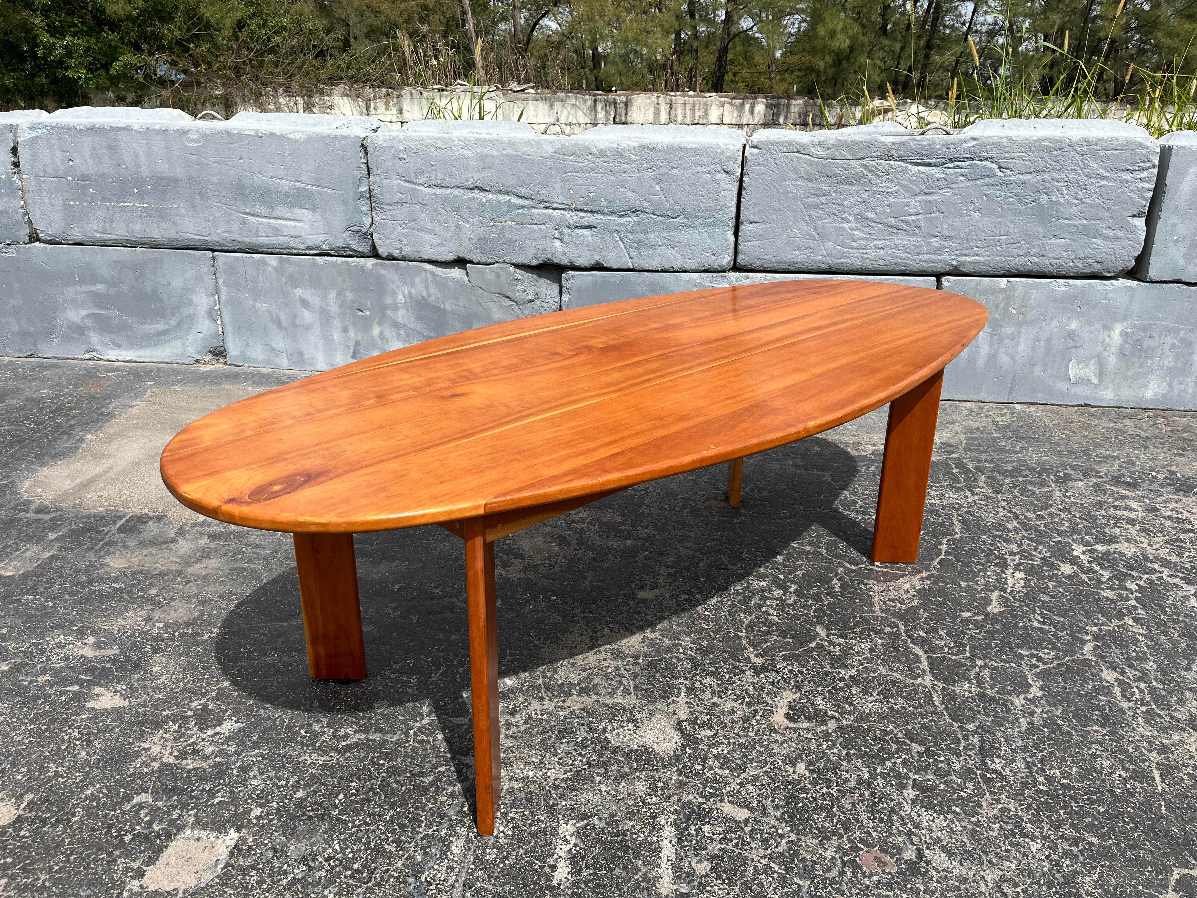 Dining Table or Desk in the Manner of Charlotte Perriand. Table top is 1.38” thick. Ready for a new home. Chairs are not for sale.