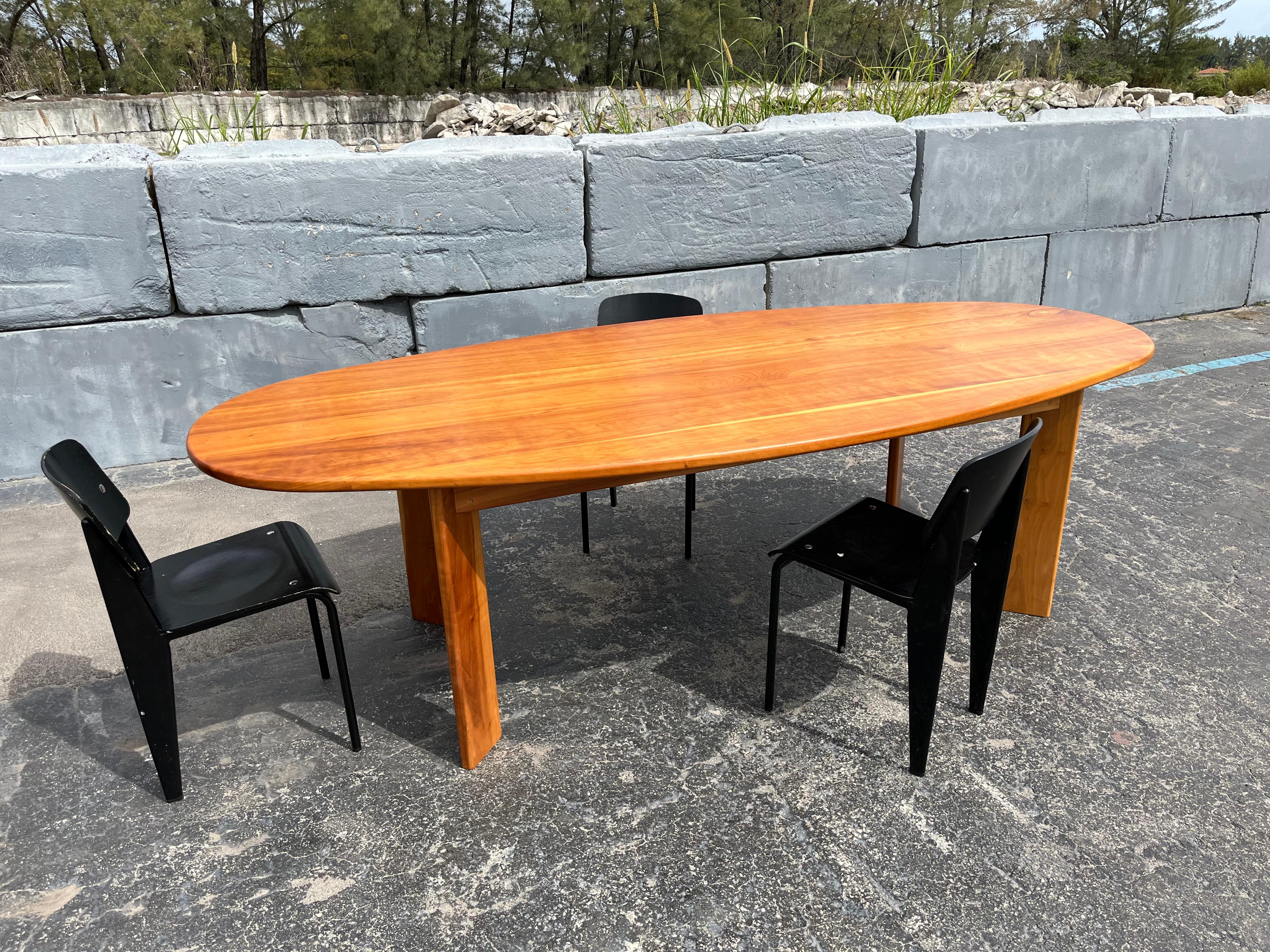 American Dining Table or Desk in the Manner of Charlotte Perriand For Sale