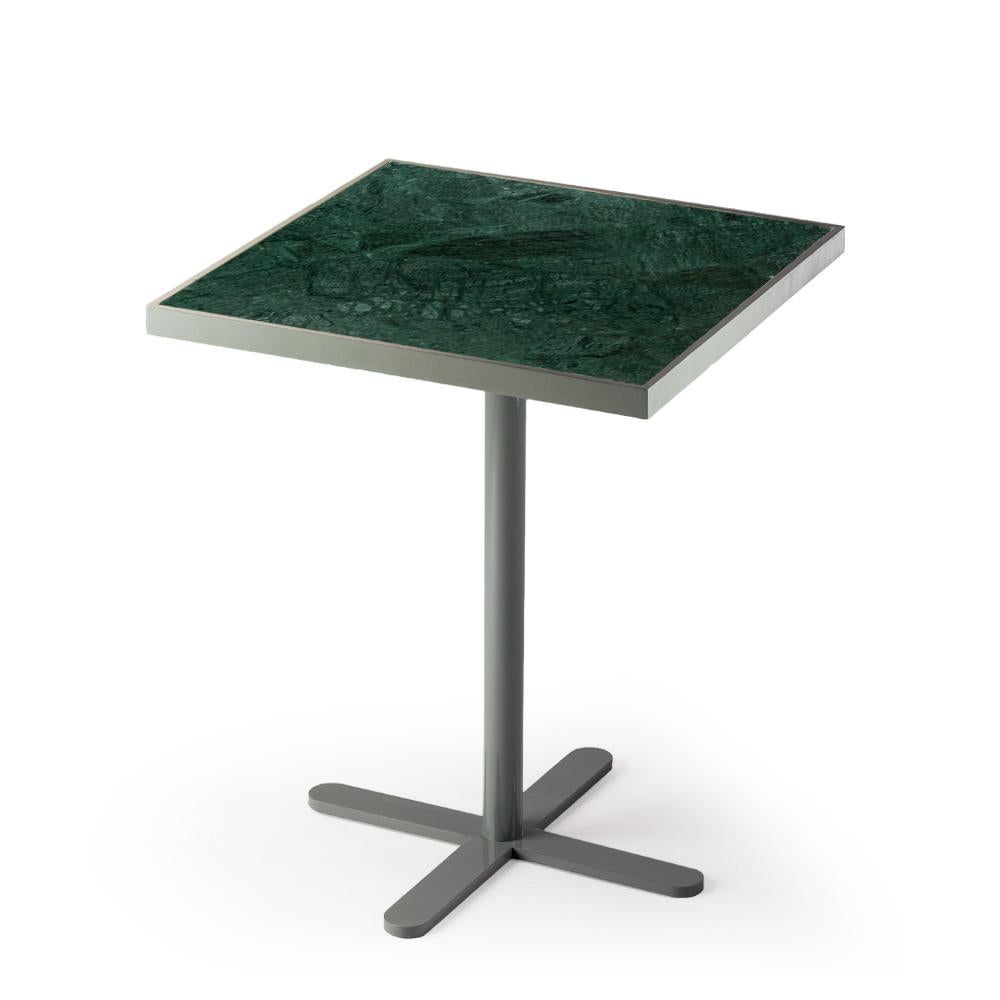 Laqué Table à manger Praga avec pieds Bari et Terrazzo en vente