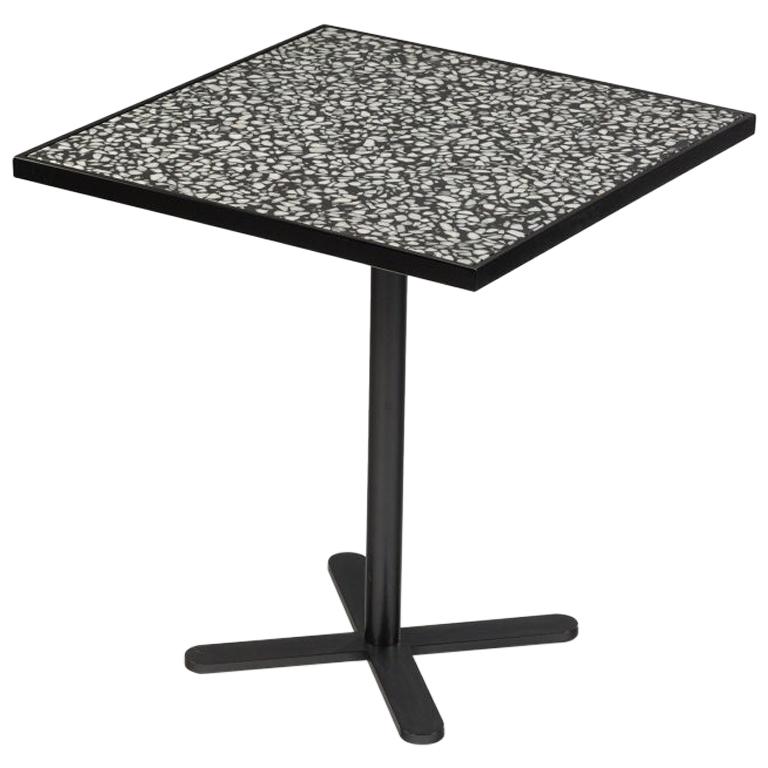 Dining Table Praga with Bari Feet and Terrazzo For Sale