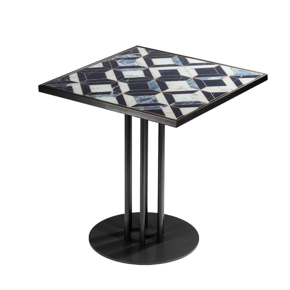 Mesa de Comedor Praga con Pies Roma y Cristal Impreso Vidrio en venta