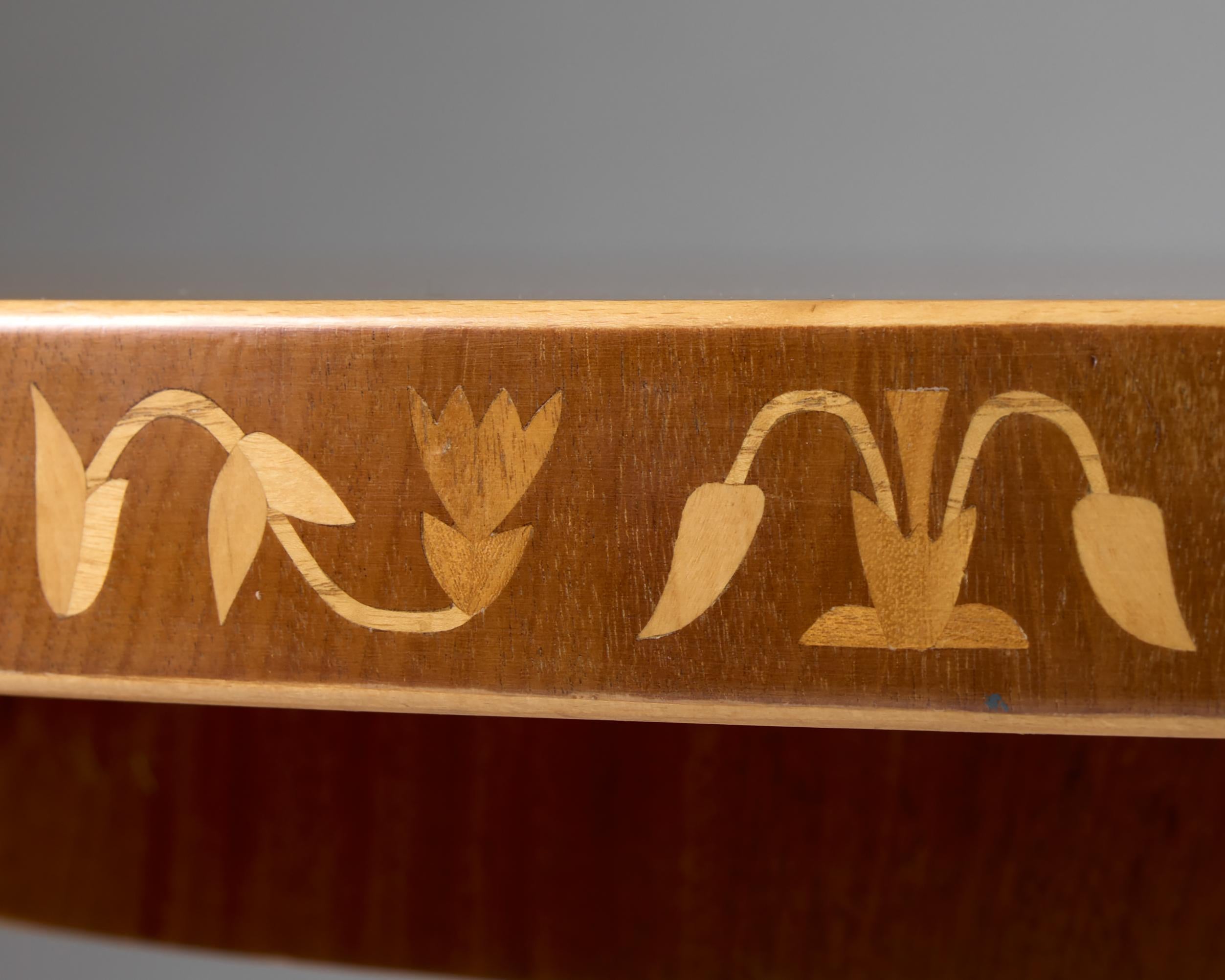 Table de salle à manger pyramid, conçue par Carl Malmsten Suède, années 1940 en vente 4