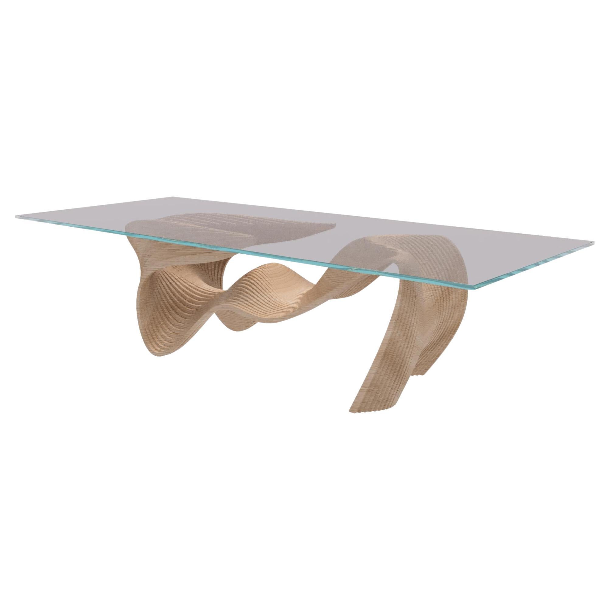 mesa de comedor (conejo) mesa hecha a mano, diseñada por Andro Herrera, una pieza única inspirada en el maravilloso (refinado) estilo del conejo.
Todas las piezas van montadas una a una, y el acabado es muy suave al tacto, tiene un cristal templado