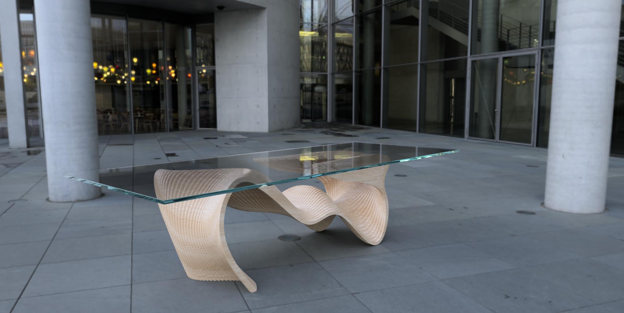 Dining Table 'Rabbit', Contemporary Sculptural Furniture In Excellent Condition For Sale In Miami, FL