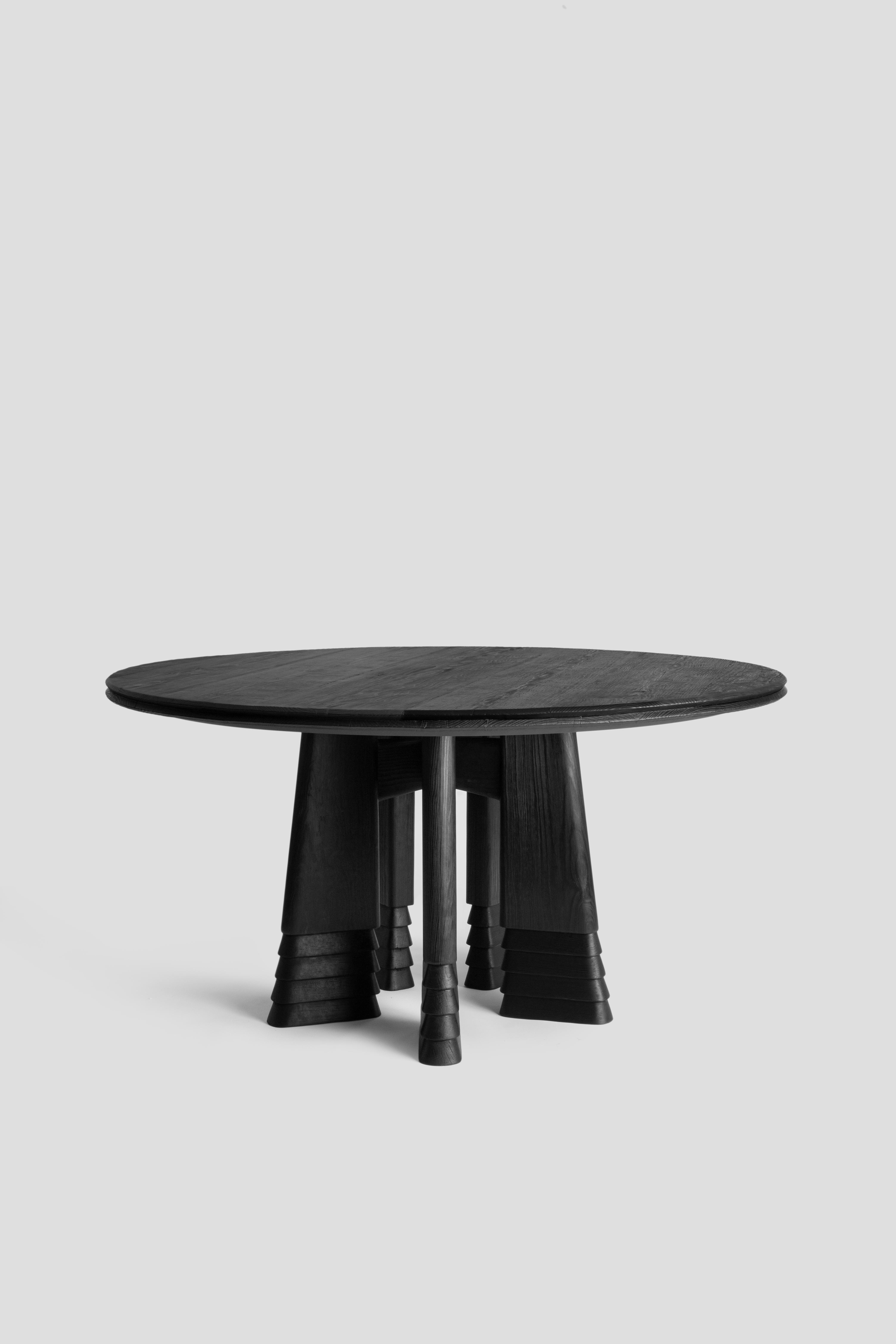 Customizable Modern Dining Table Reforma, Solid wood. 150 cm For Sale 3