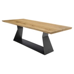 Dining table Riva 1920 Bedrock Plank C design Terry Dwan W 220 cm 86.6 in - Oak