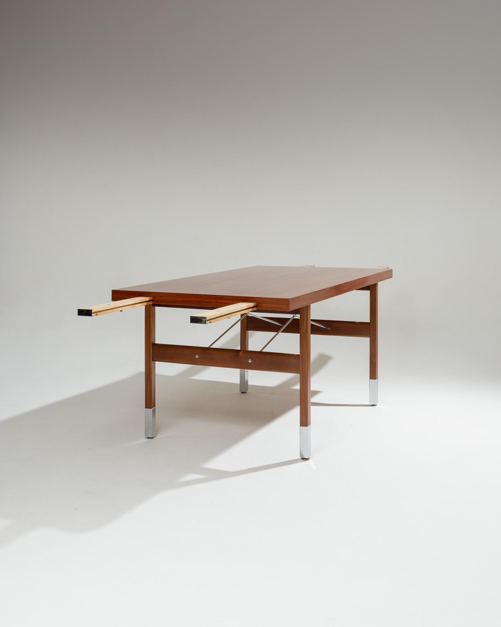 Table de salle à manger, Robert The Debiève, années 1950 Bon état - En vente à PARIS, FR