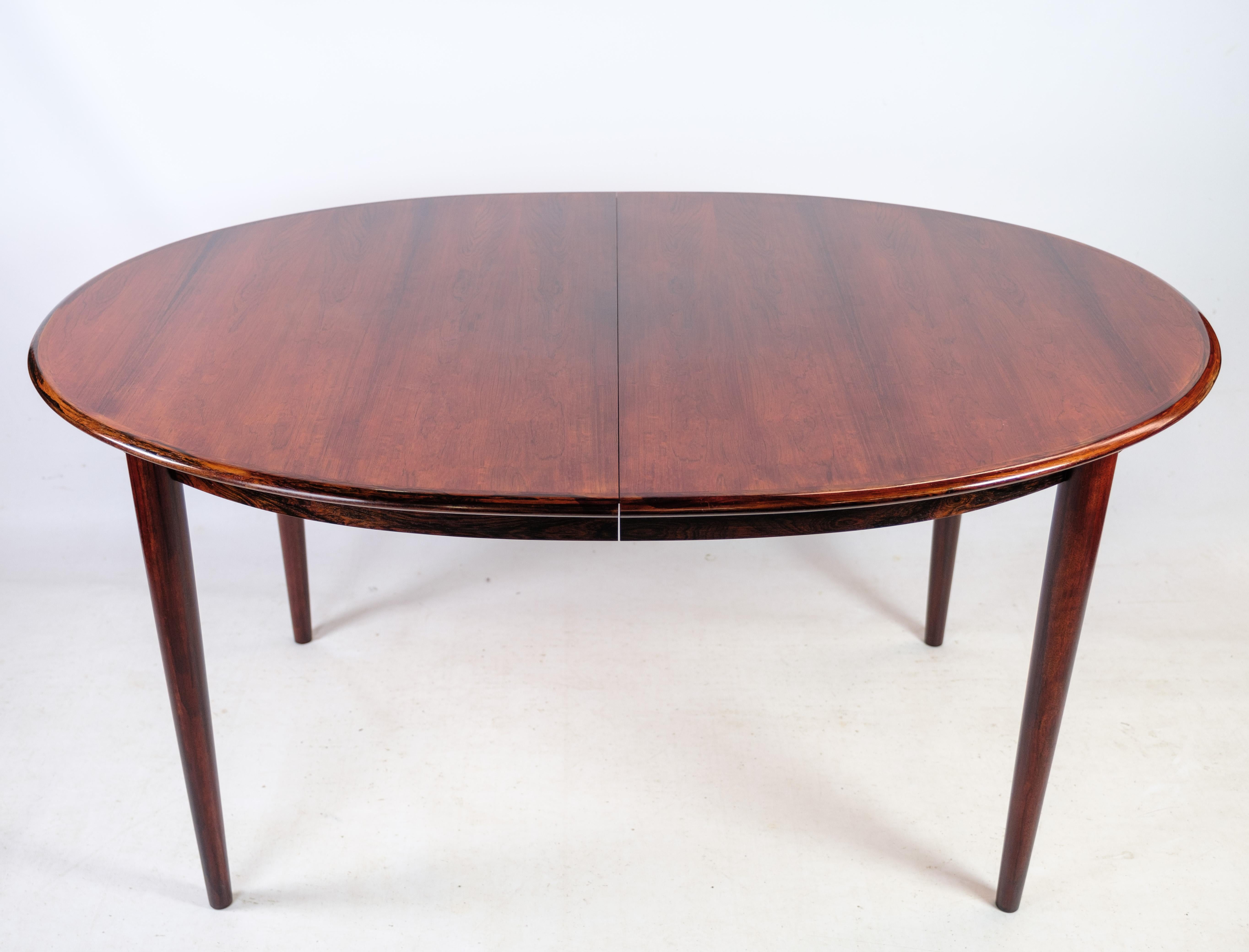 Mid-Century Modern Dining Table Made In Rosewood By Arne Vodder From 1960s For Sale