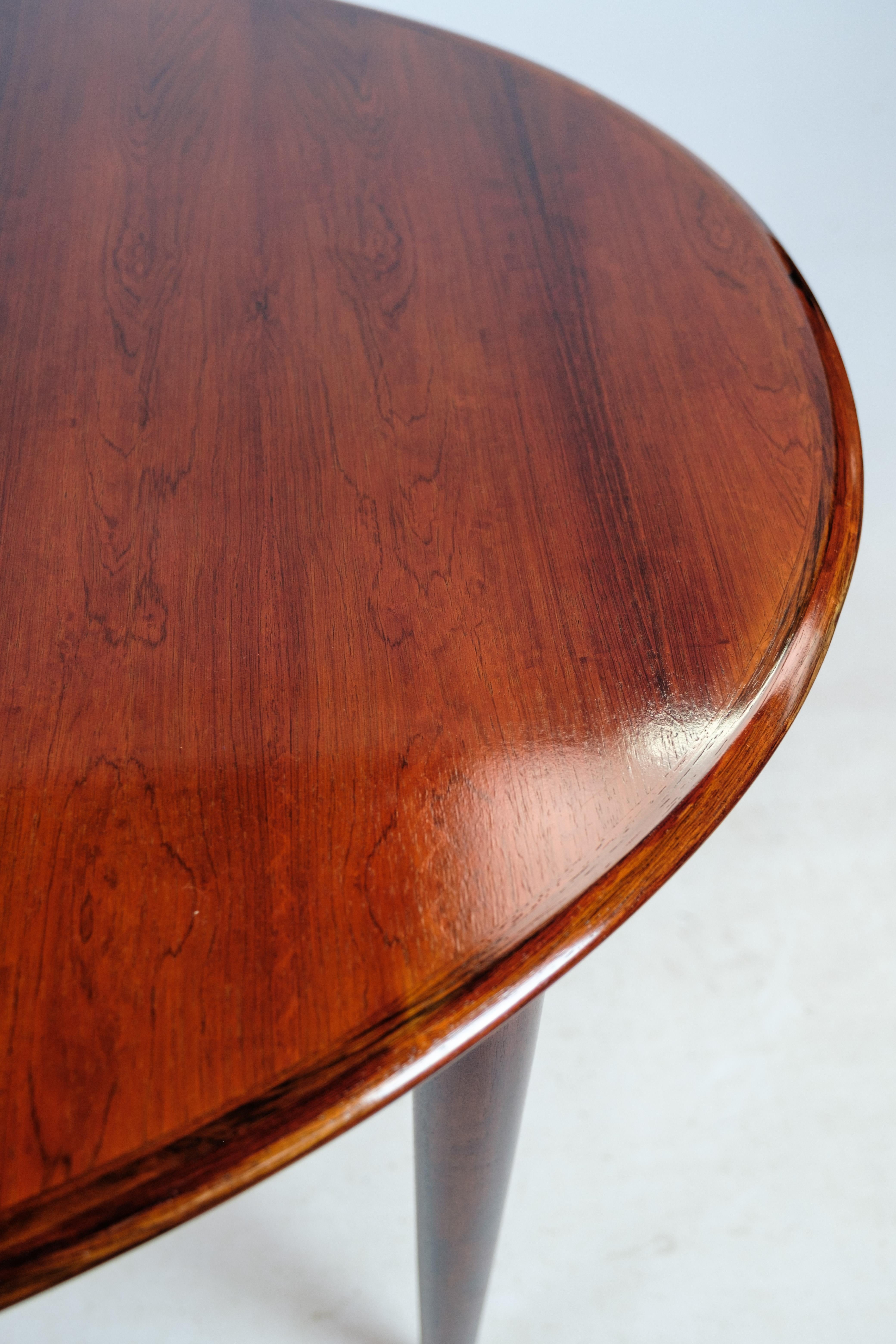 Danish Dining Table Made In Rosewood By Arne Vodder From 1960s For Sale