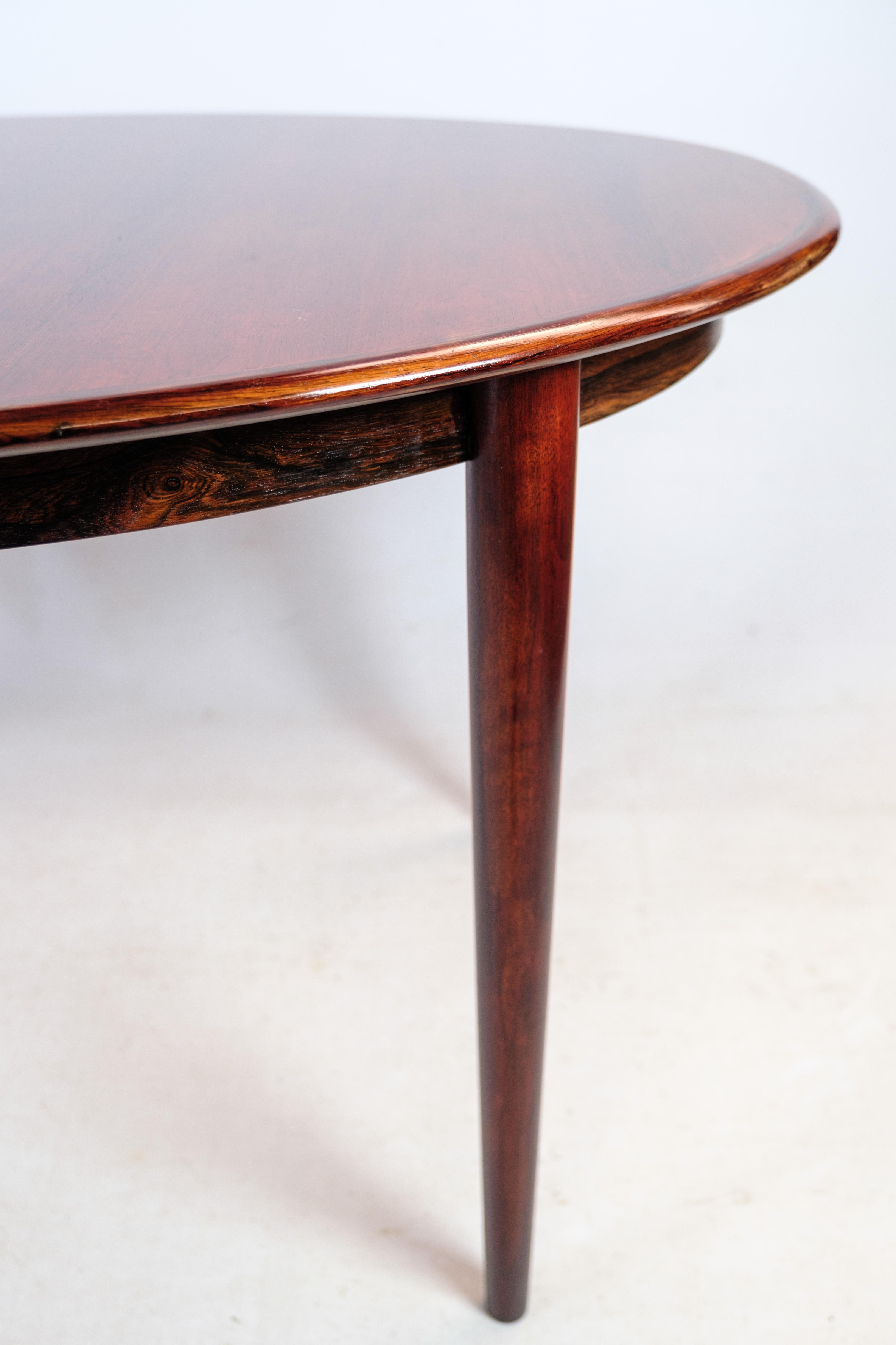 Dining Table Made In Rosewood By Arne Vodder From 1960s In Good Condition For Sale In Lejre, DK