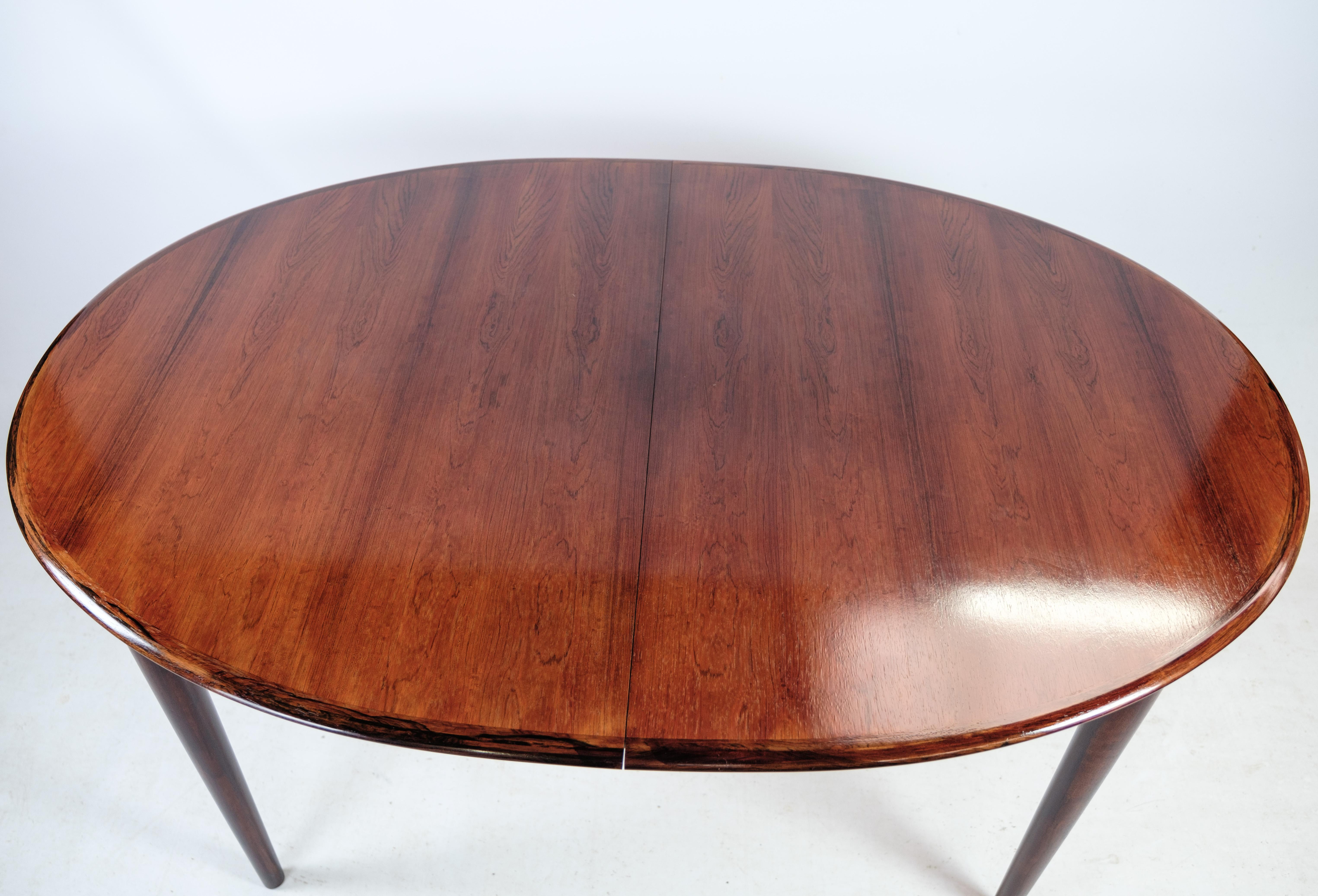 Mid-20th Century Dining Table Made In Rosewood By Arne Vodder From 1960s For Sale