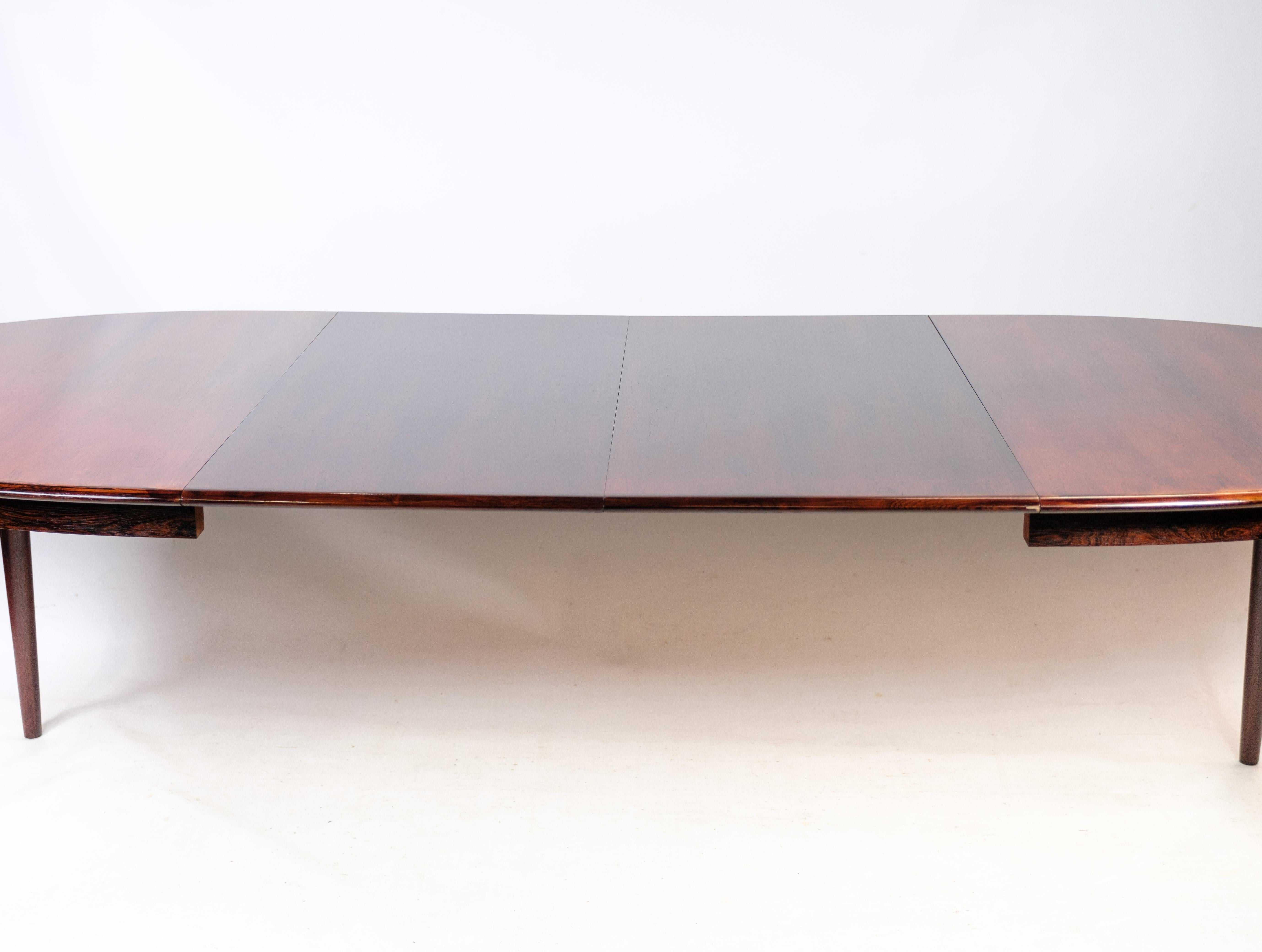 Dining Table Made In Rosewood By Arne Vodder From 1960s For Sale 2
