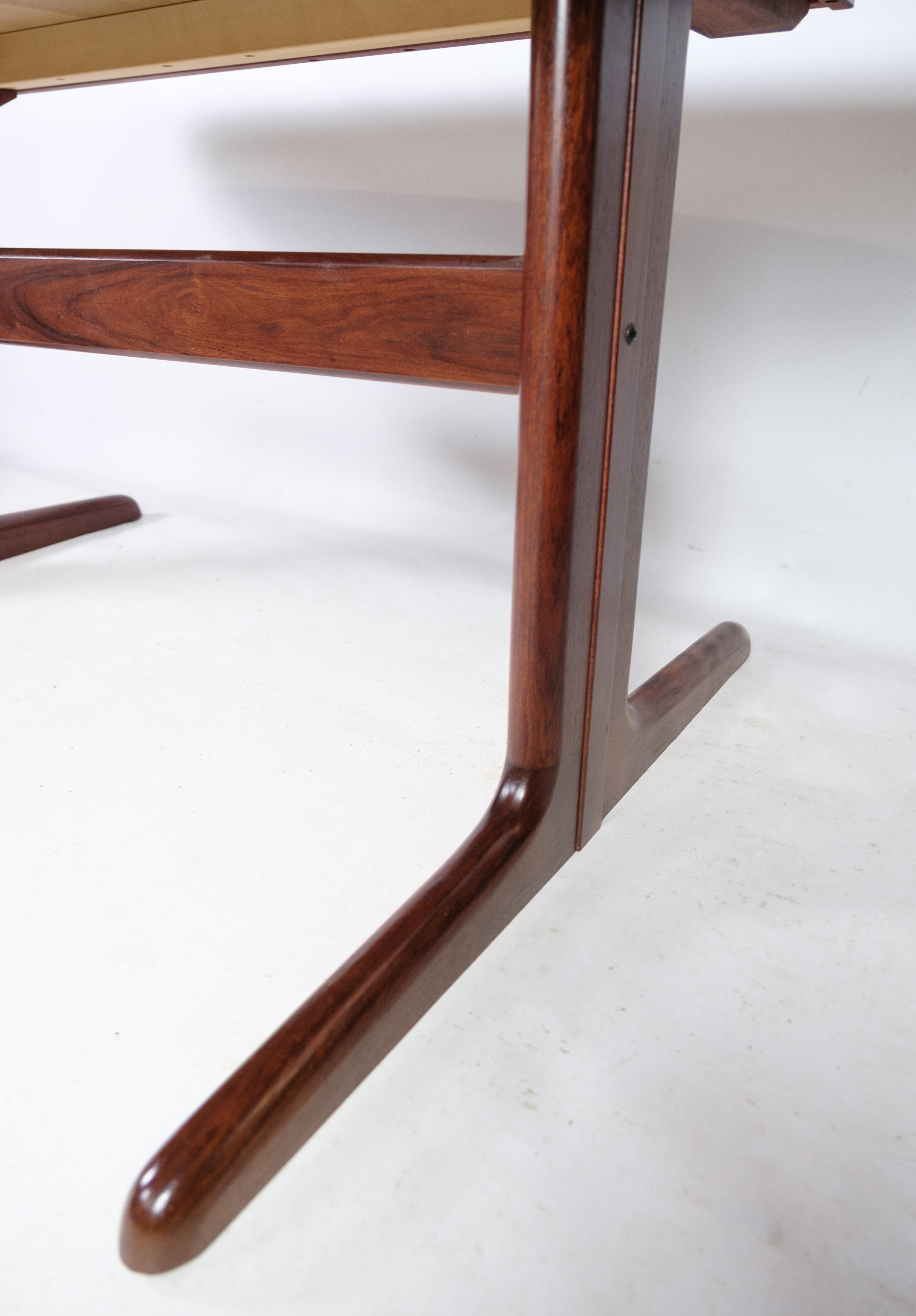 Dining table, Rosewood, Skovby Møbelfabrik, 1960s In Good Condition In Lejre, DK