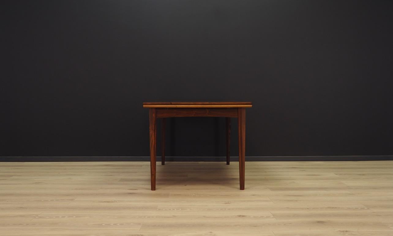 Dining Table Rosewood Vintage Danish Design, 1960s For Sale 3