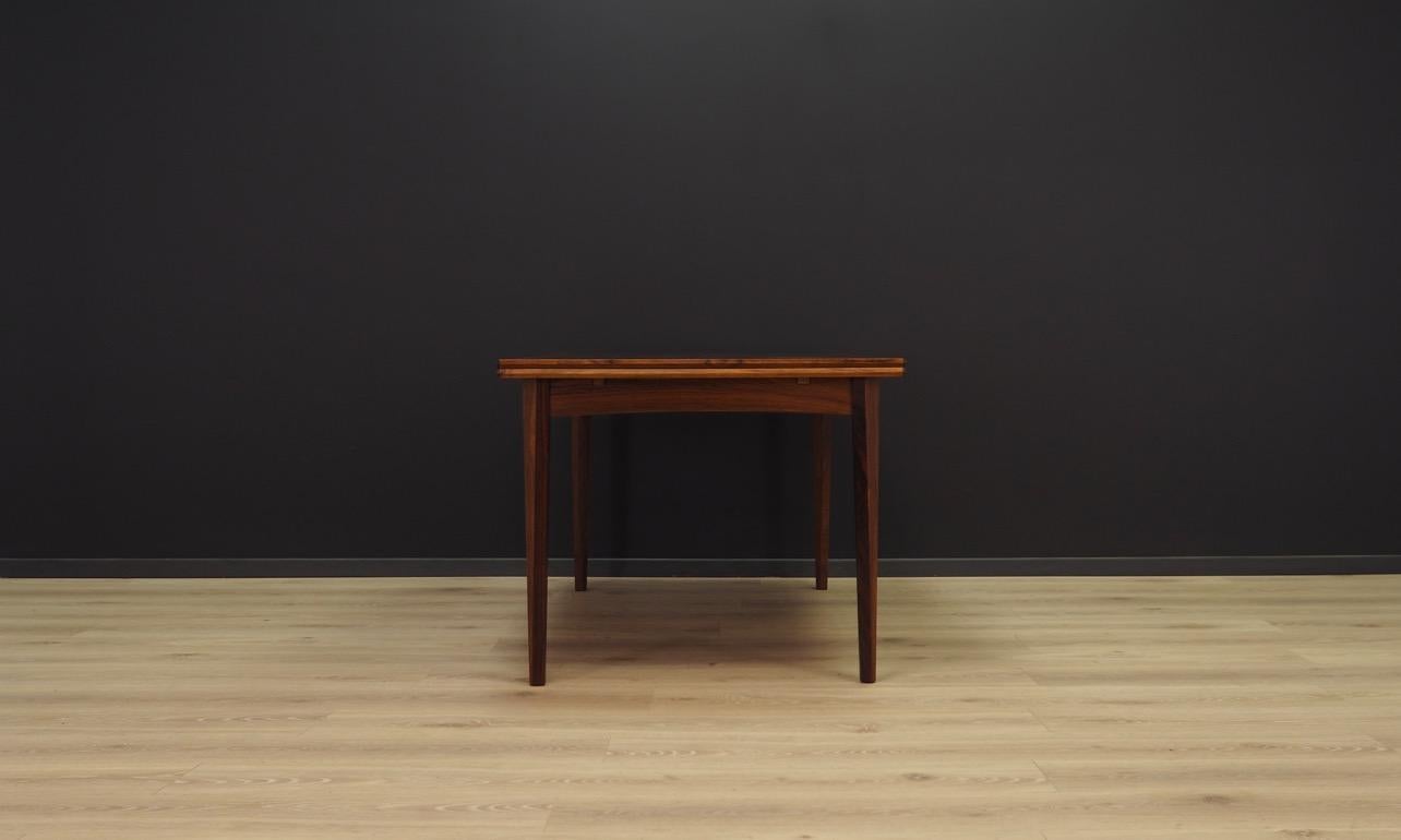 Dining Table Rosewood Vintage Danish Design, 1960s For Sale 1