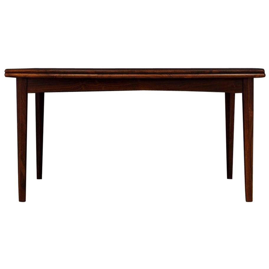 Dining Table Rosewood Vintage Danish Design, 1960s For Sale