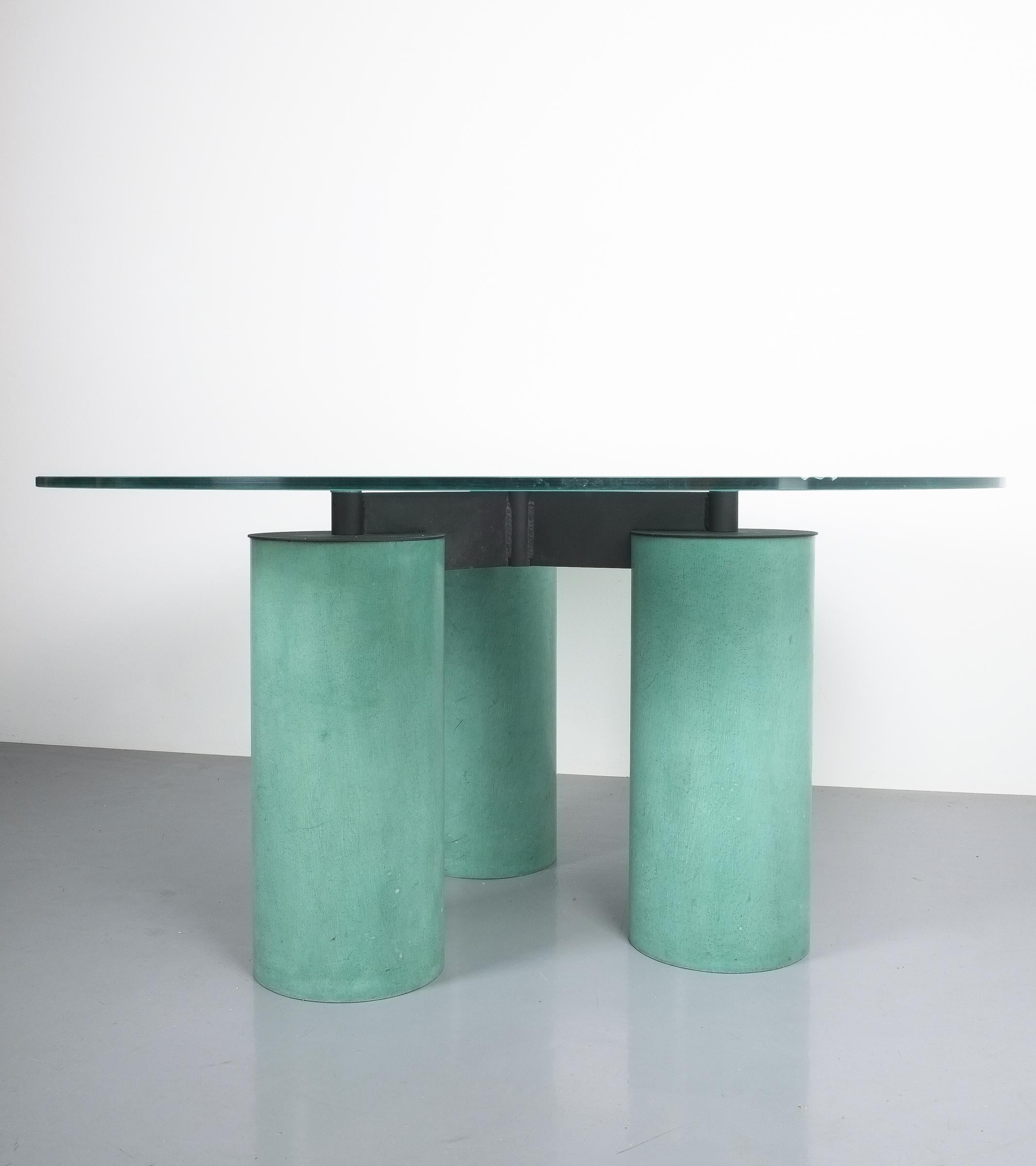 Post-Modern Dining Table Serenissimo by Vignelli And Law For Acerbis