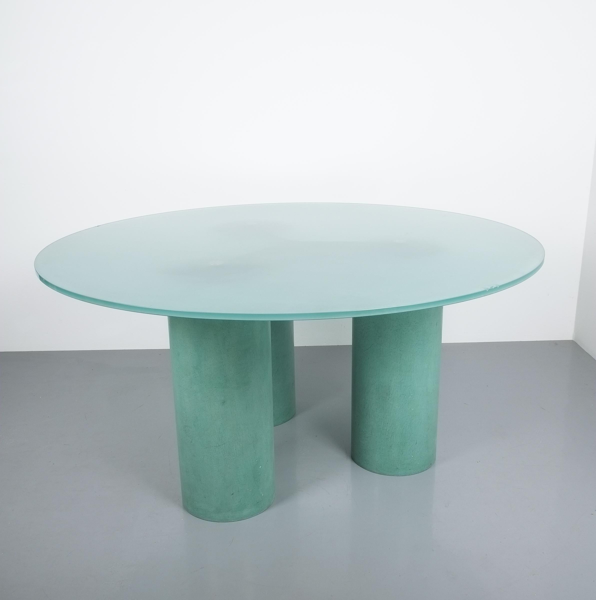 Late 20th Century Dining Table Serenissimo by Vignelli And Law For Acerbis