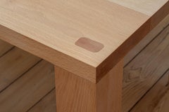 Mesa de comedor, haya maciza rectanble  por Studio Yann Gandon