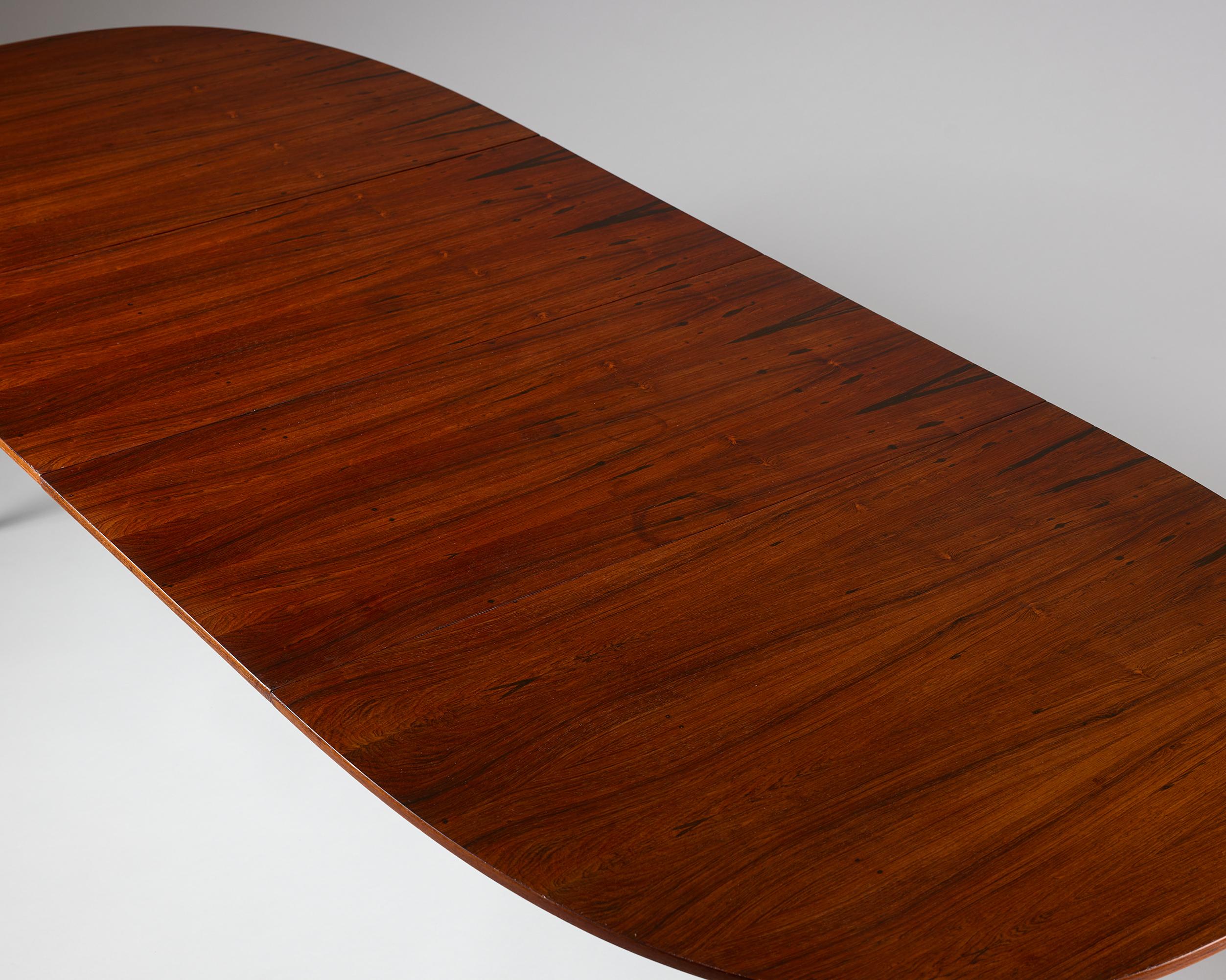 Dining table Superellips Designed by Bruno Mathsson 1960s For Sale 3