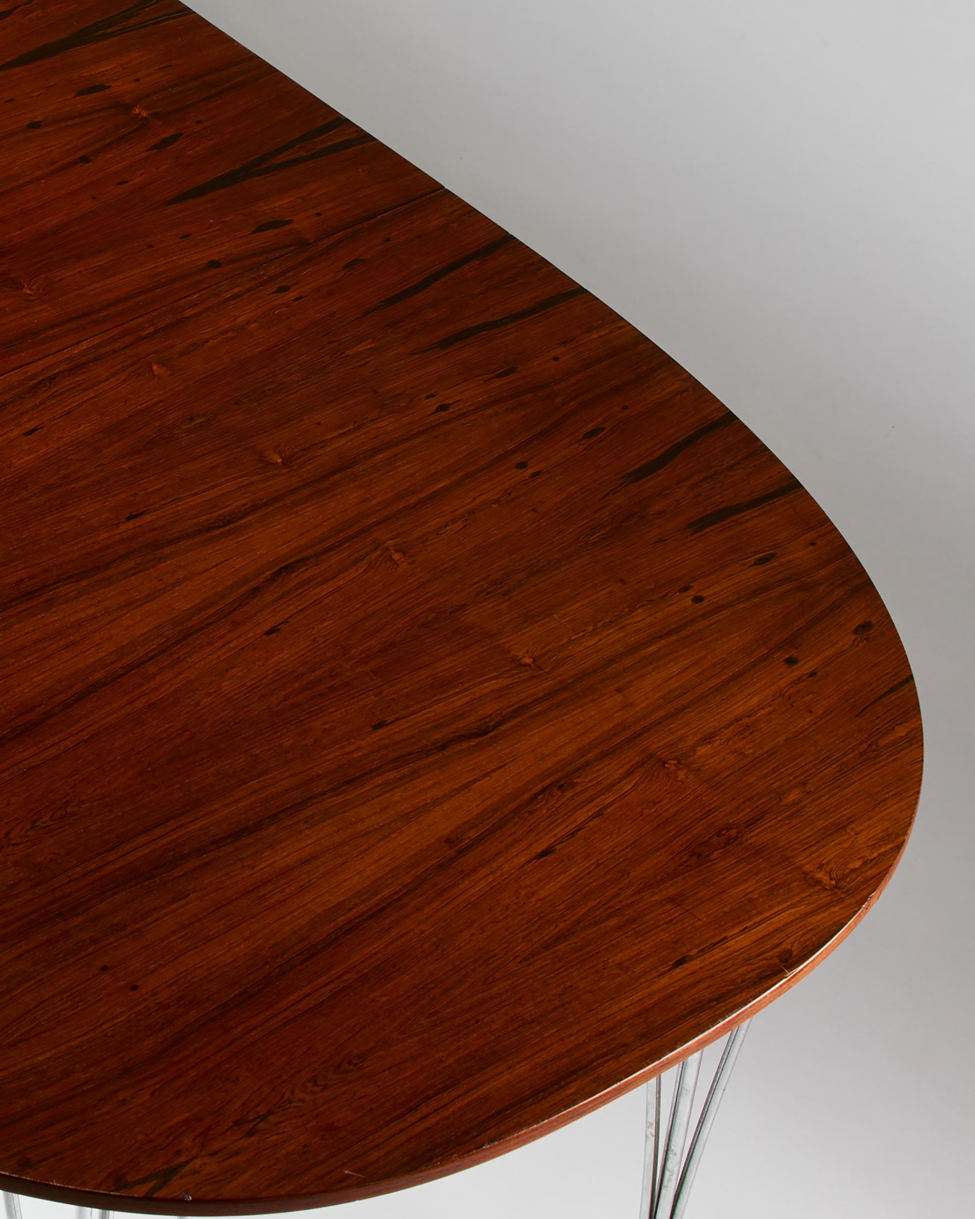 Dining table Superellips Designed by Bruno Mathsson 1960s For Sale 4