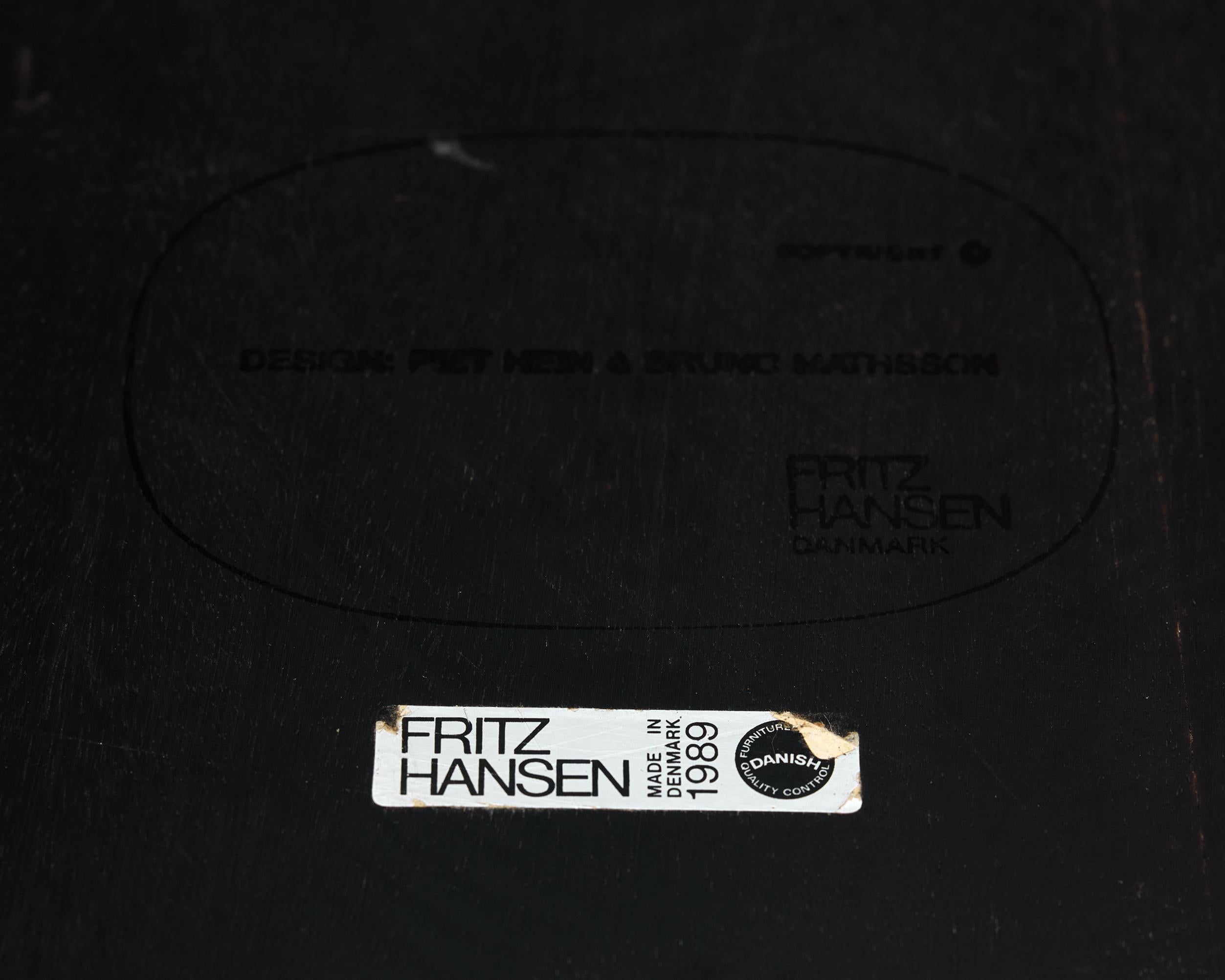 Dining table Superellips Designed by Bruno Mathsson 1960s For Sale 7