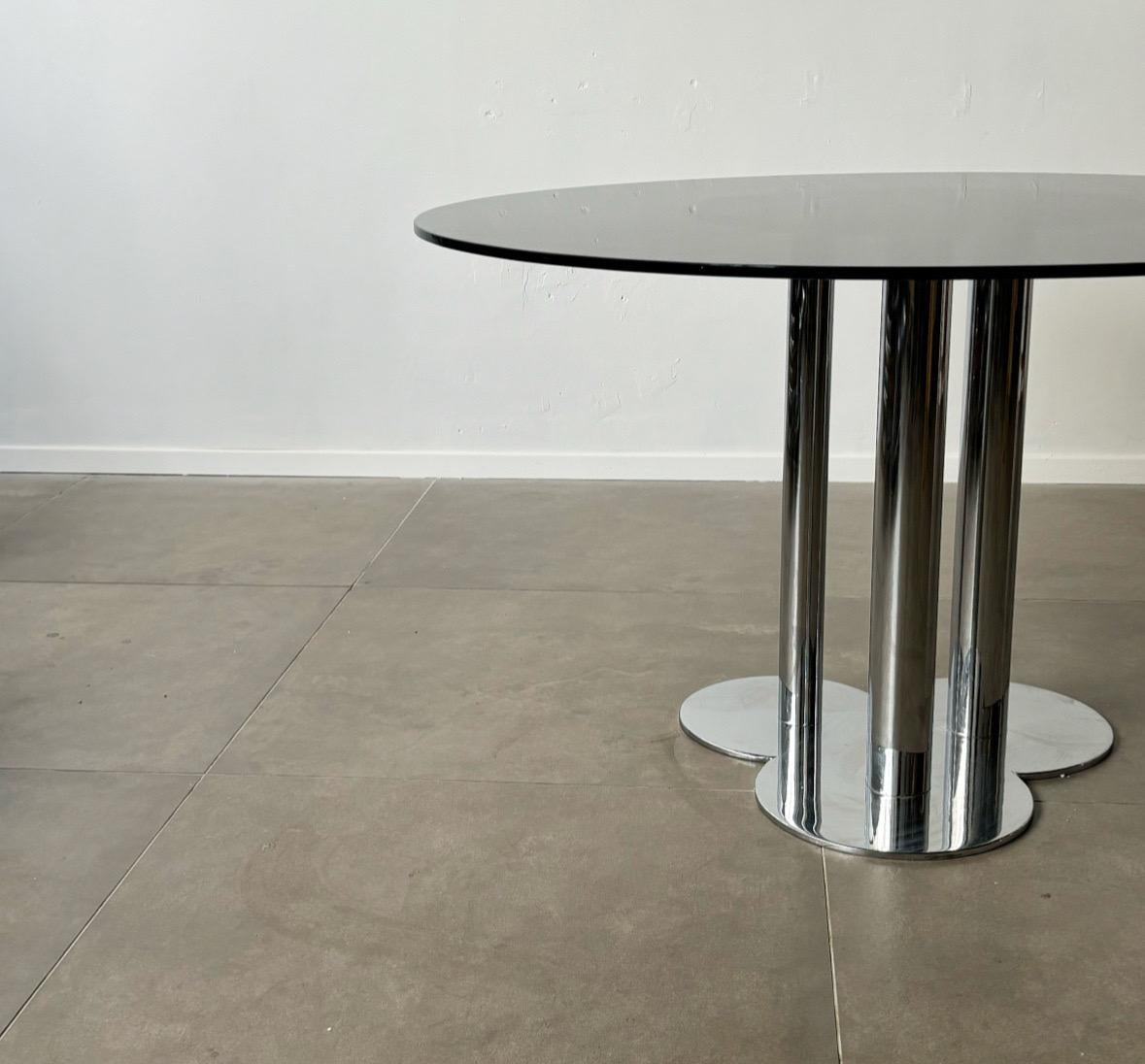 Dining table Table designed by Sergio Asti for Poltronova, Italy, 1970s In Excellent Condition For Sale In Tel Aviv-Yafo, Tel Aviv District