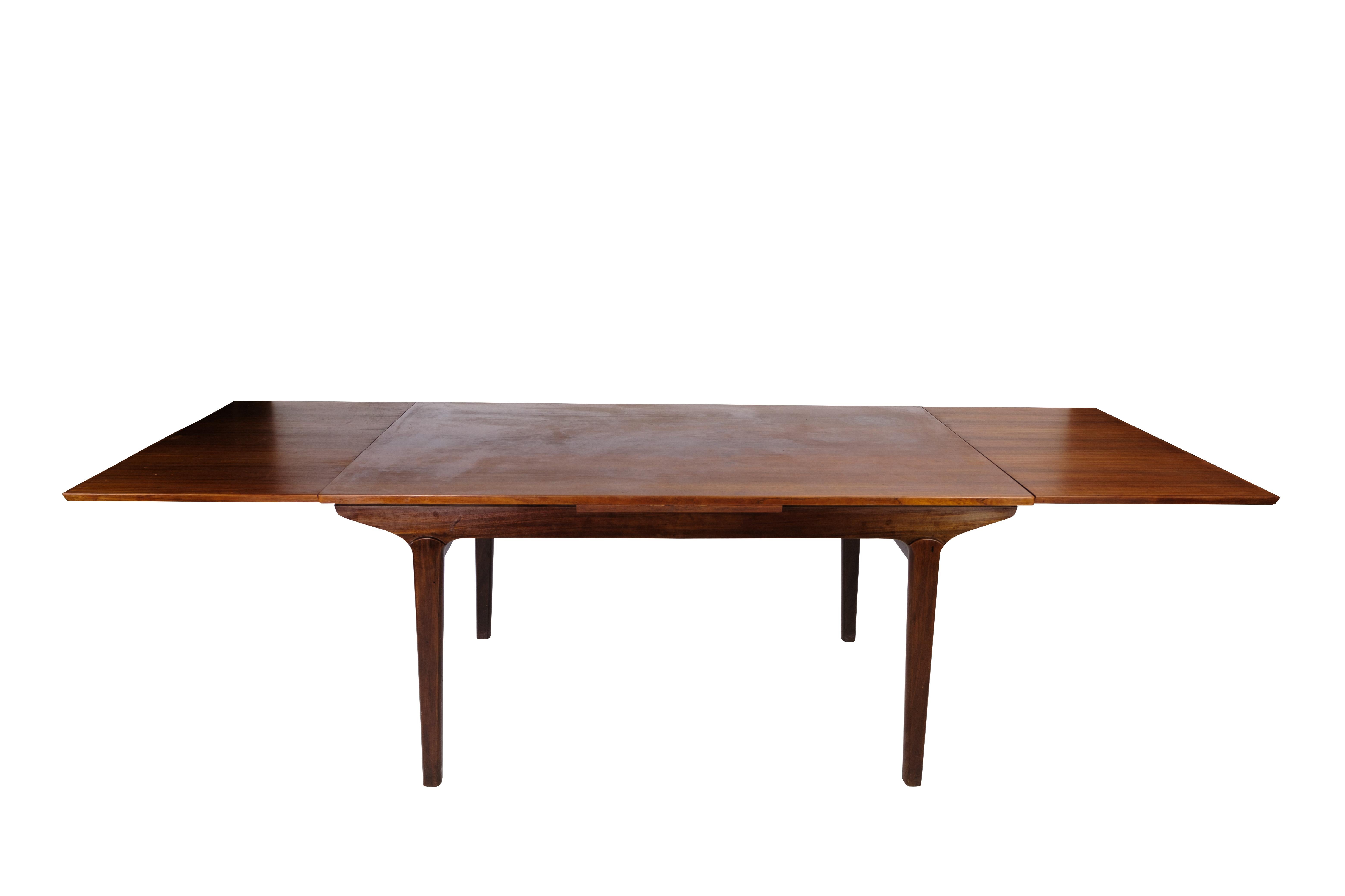 Dining Table, Teak Pull, Dutch Extension, Danish Design, 1960 For Sale 4