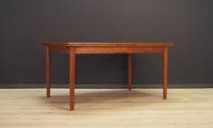 Dining Table Teak Vintage Midcentury Danish Design, 1960s