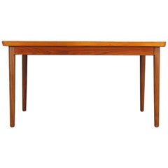 Dining Table Teak Vintage Midcentury Danish Design 1970s