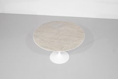 Dining Table "Tulip" marble by Eero Saarinen for Knoll International, USA.