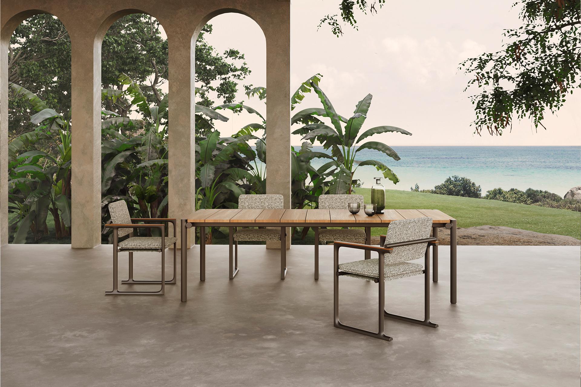 Producto: Mesa de comedor
Model/Marca: Vondom Tulum
Diseñadora: Eugeni Quitllet
Tipo de producto Mesa de comedor exterior / interior

Descripción:
La Mesa de Comedor Tulum de Eugeni Quitllet encarna la fusión perfecta de tecnología avanzada y