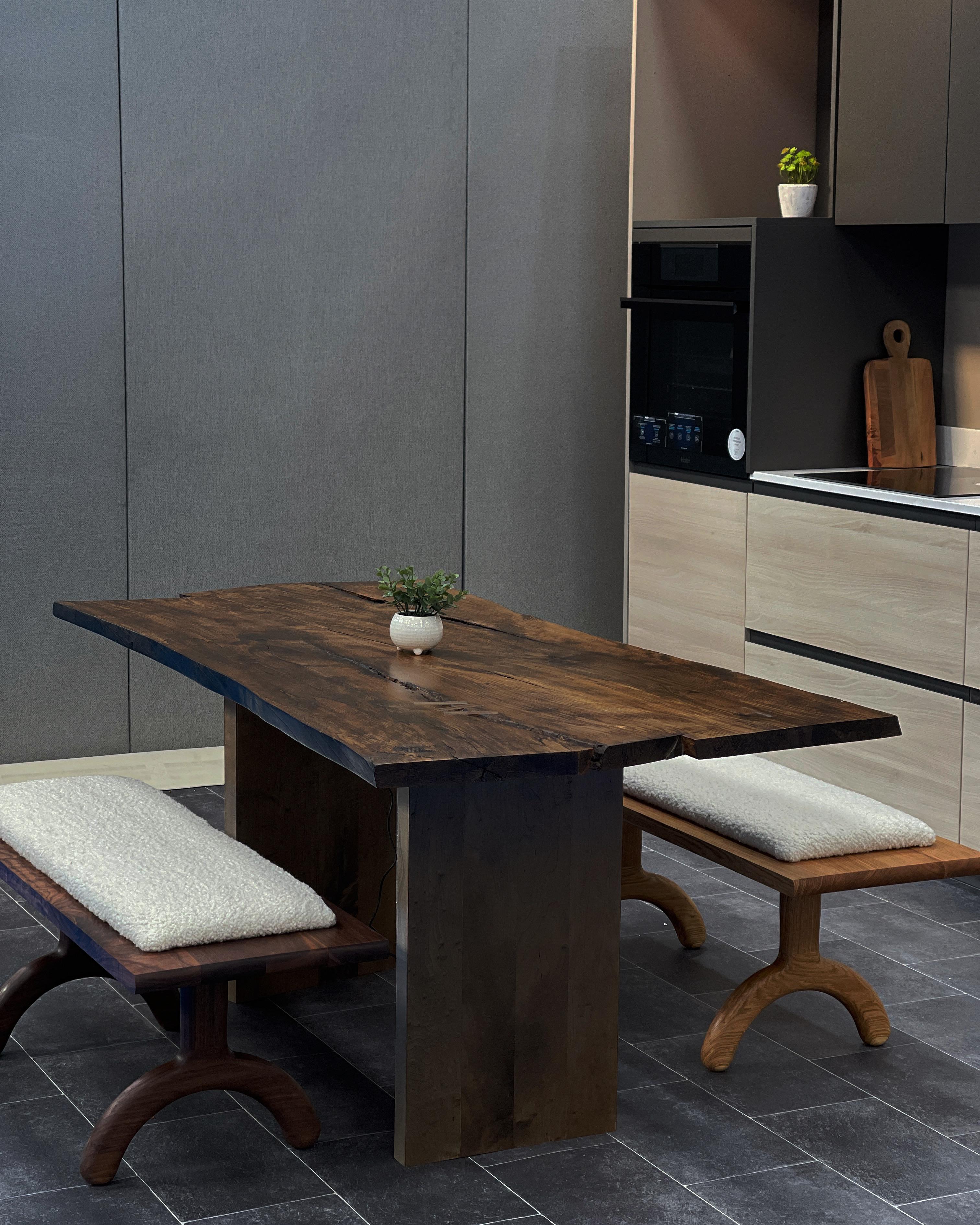 Mesa de comedor waney edge arce en venta 11