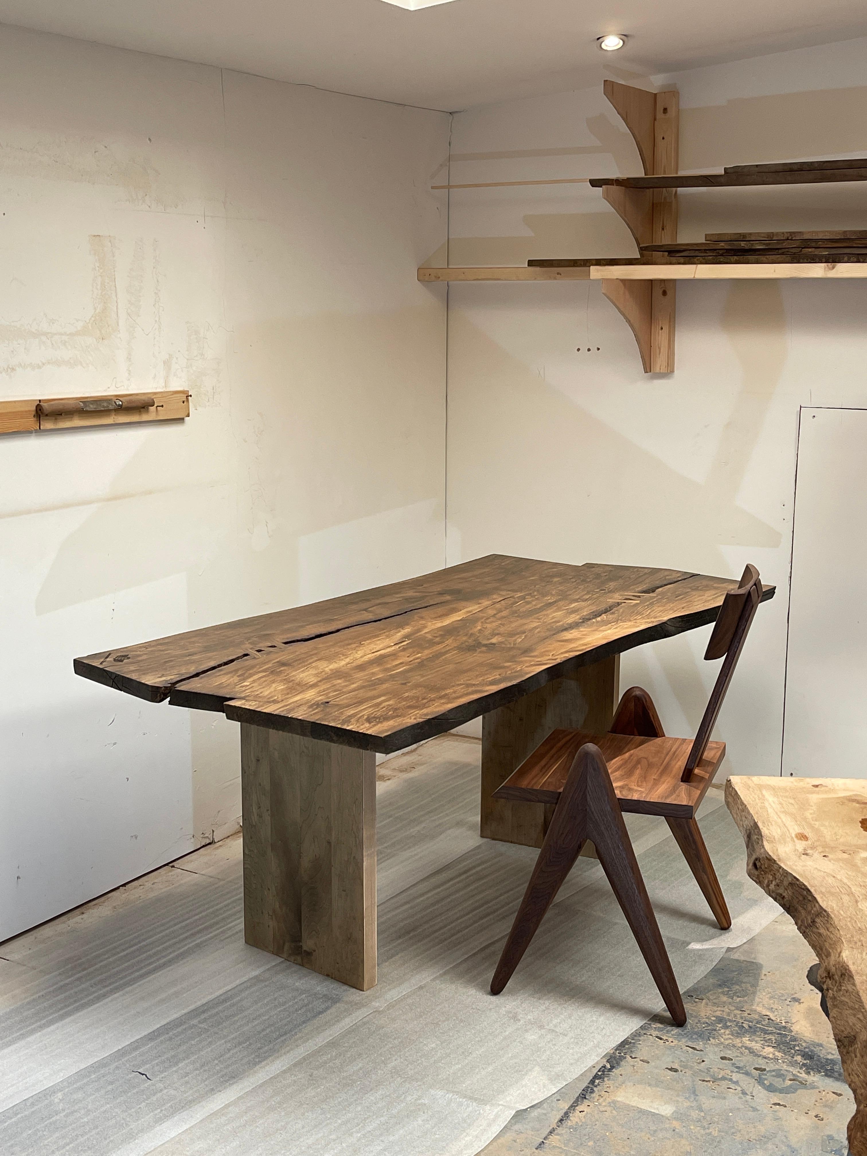 Mesa de comedor waney edge arce en venta 3