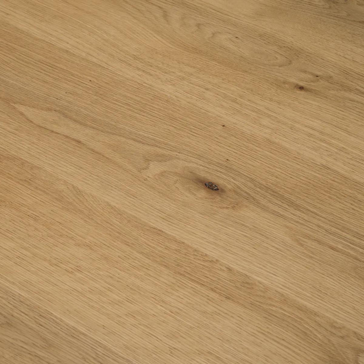 Bois Table de salle à manger - Placage Chêne Chaud en vente