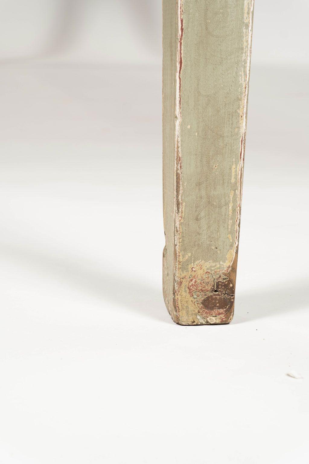 Dining Table with Burl Elm Two-Plank Top en vente 2