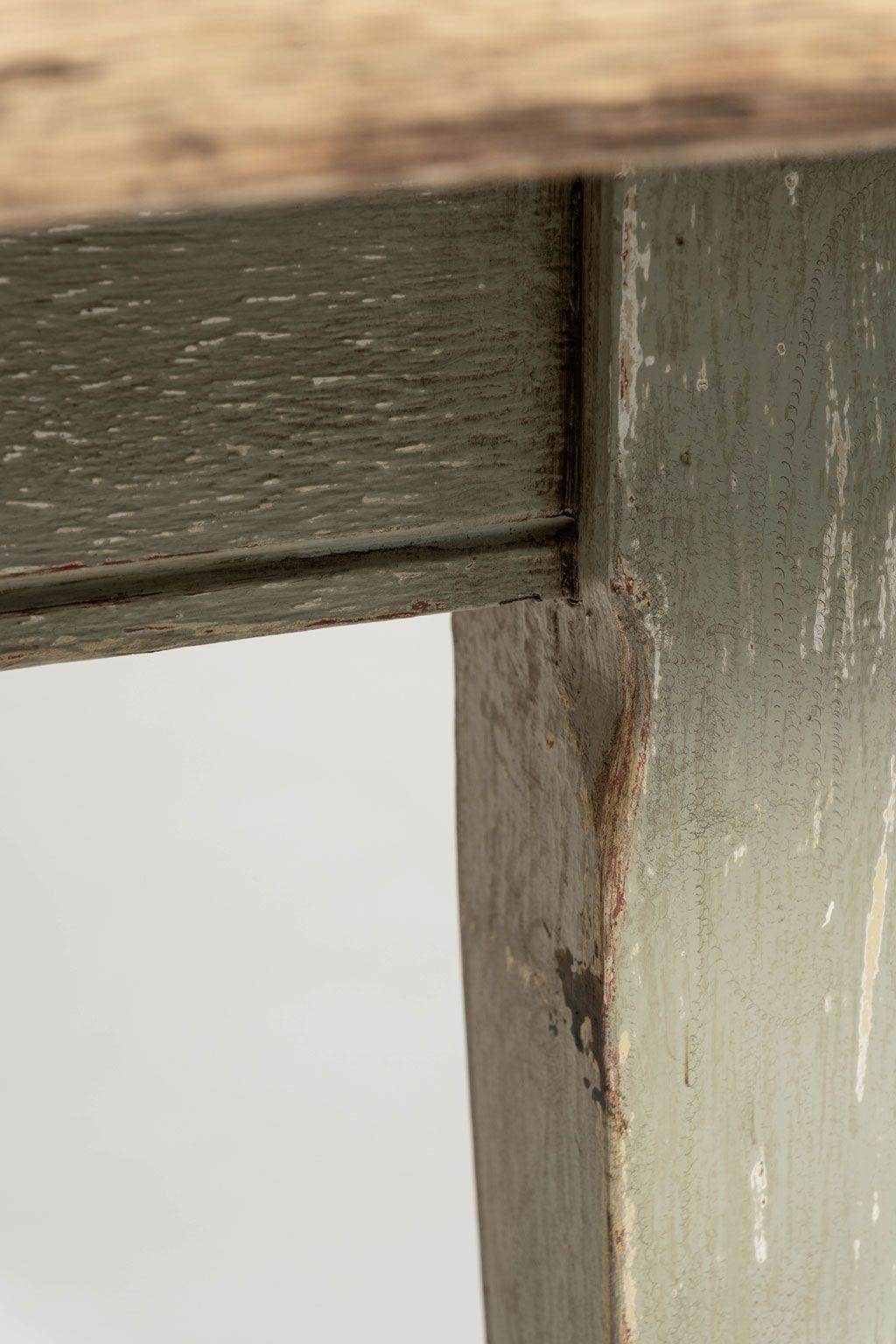 Dining Table with Burl Elm Two-Plank Top en vente 4