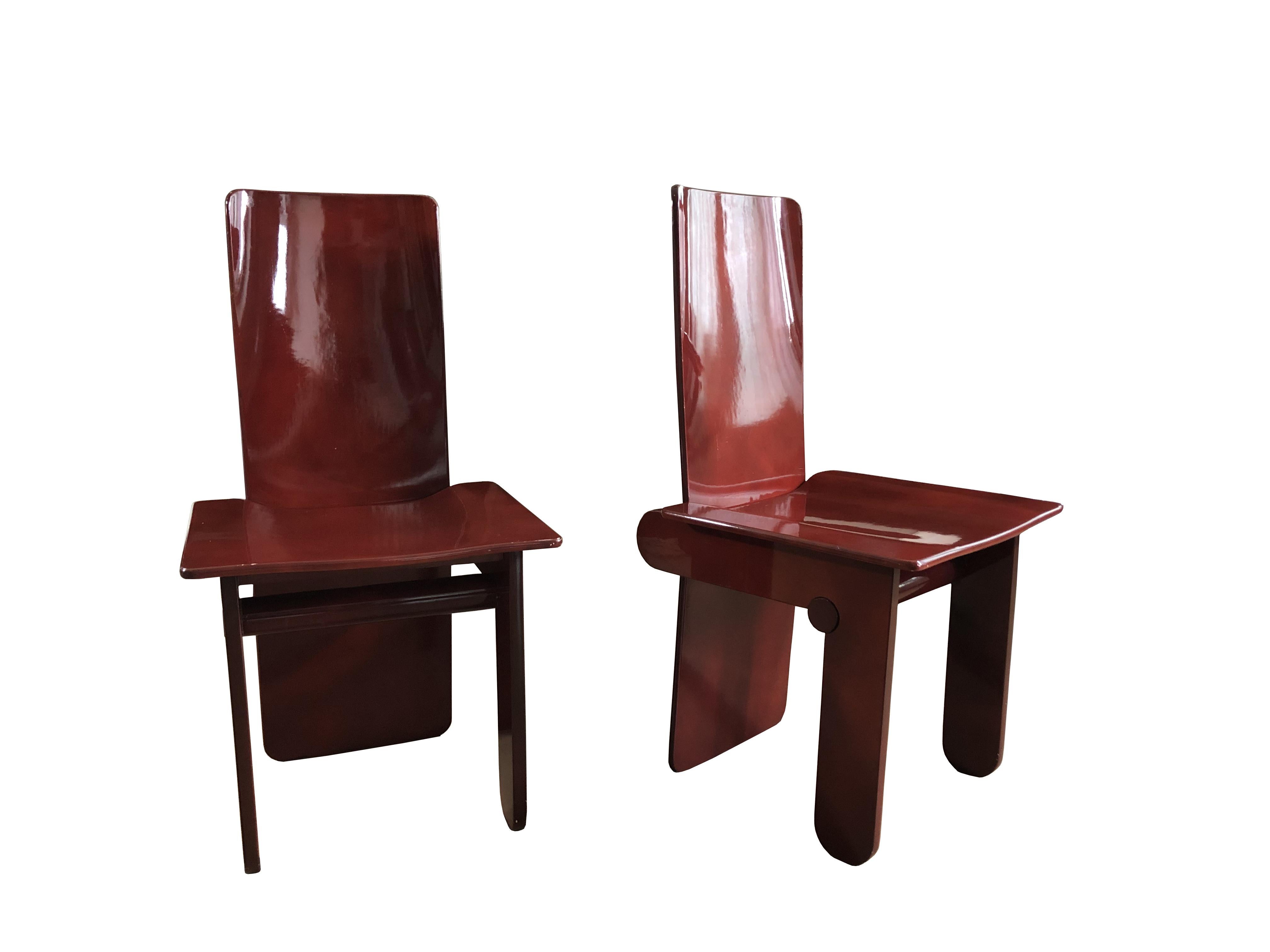 Table de salle à manger avec chaises, Italie années 70 en vente 2