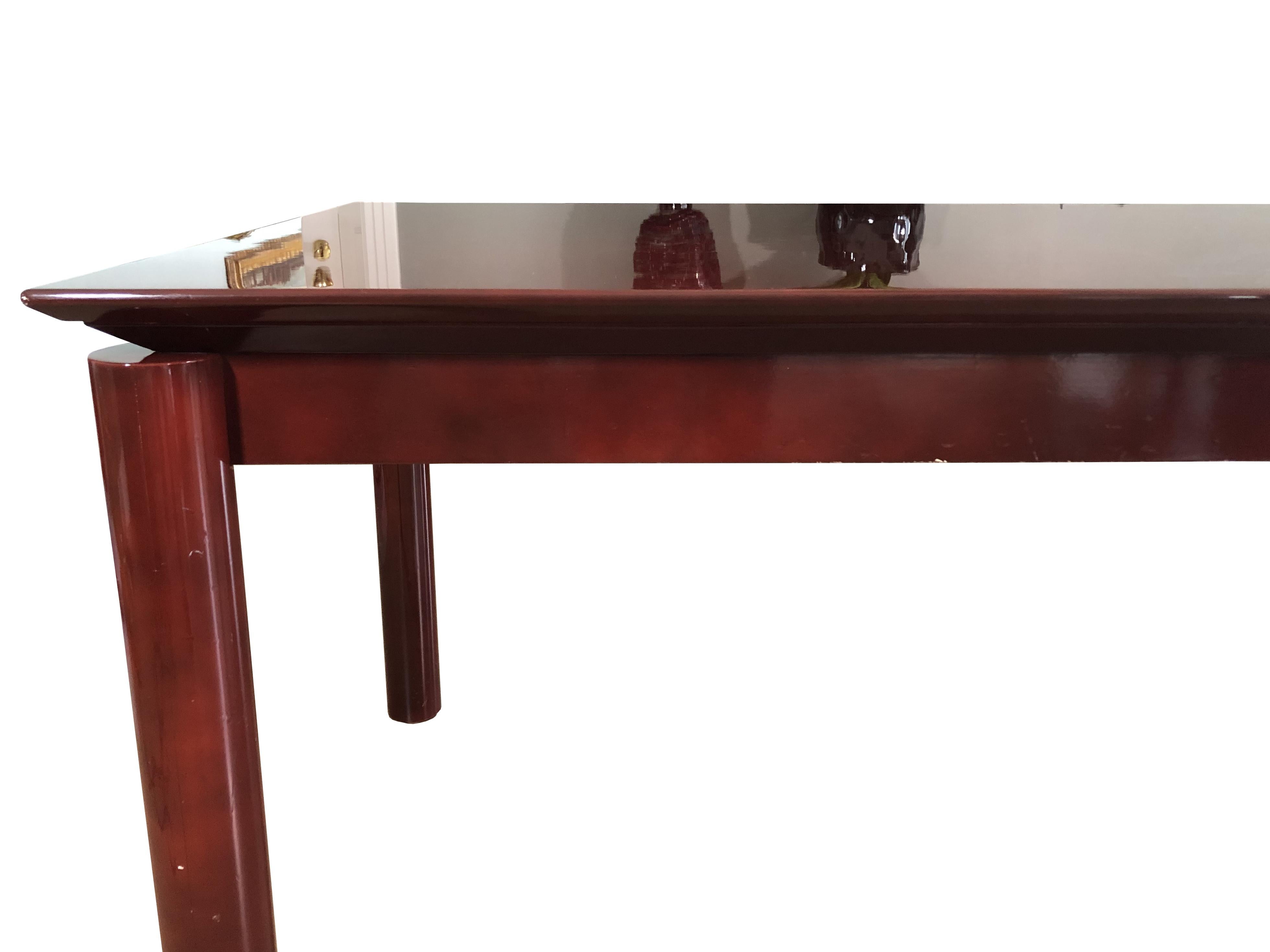 Table de salle à manger avec chaises, Italie années 70 Bon état - En vente à Napoli, IT