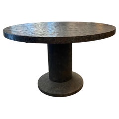 Dining Table with Copper Patchwork Finish by Maitland-Smith
