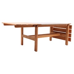 Dining Table with Drop Leaves in Oregon Pine, Eilersen, Denmark