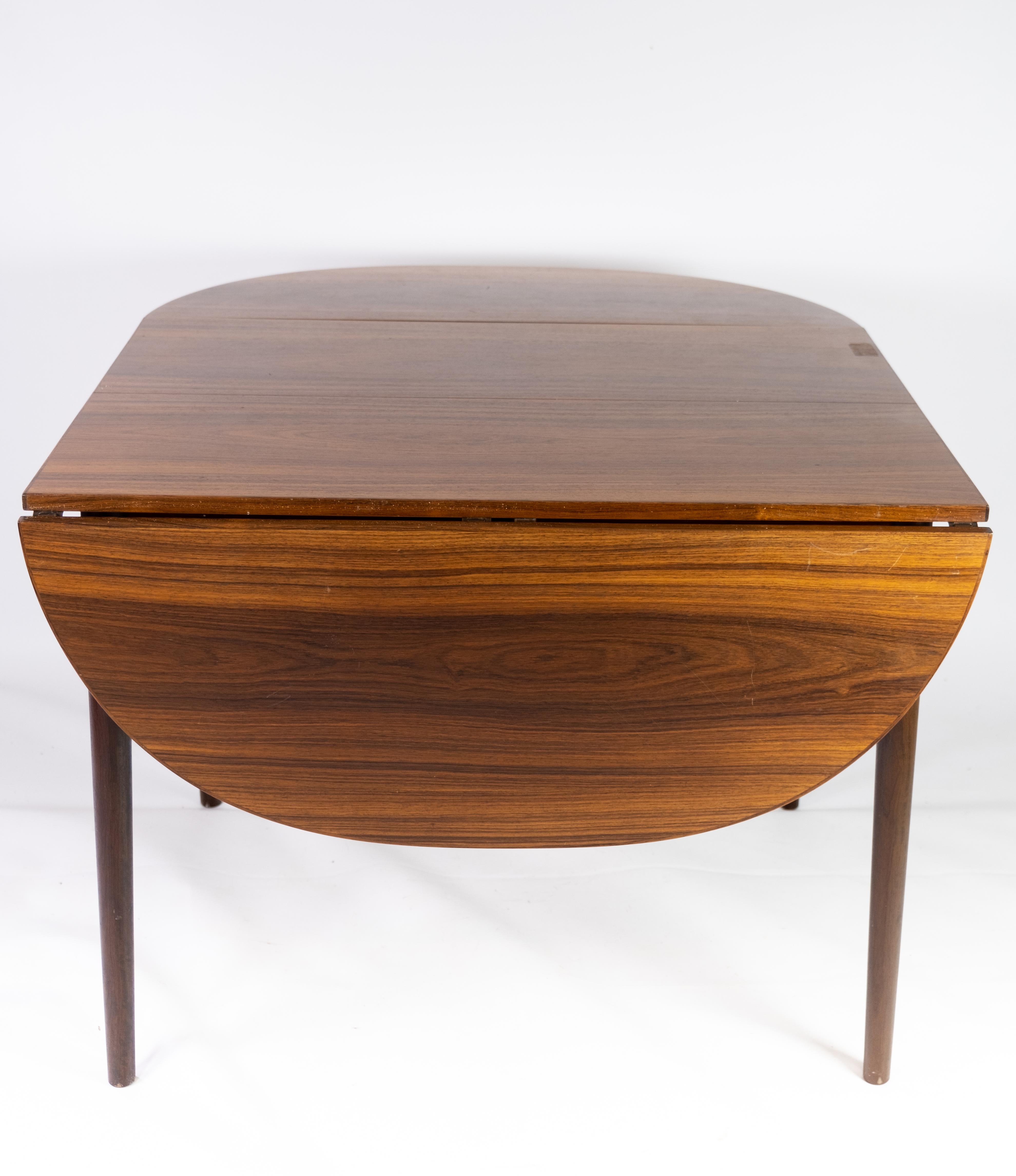 Dining Table with Extension in Rosewood Designed by Arne Vodder from the 1960s 6