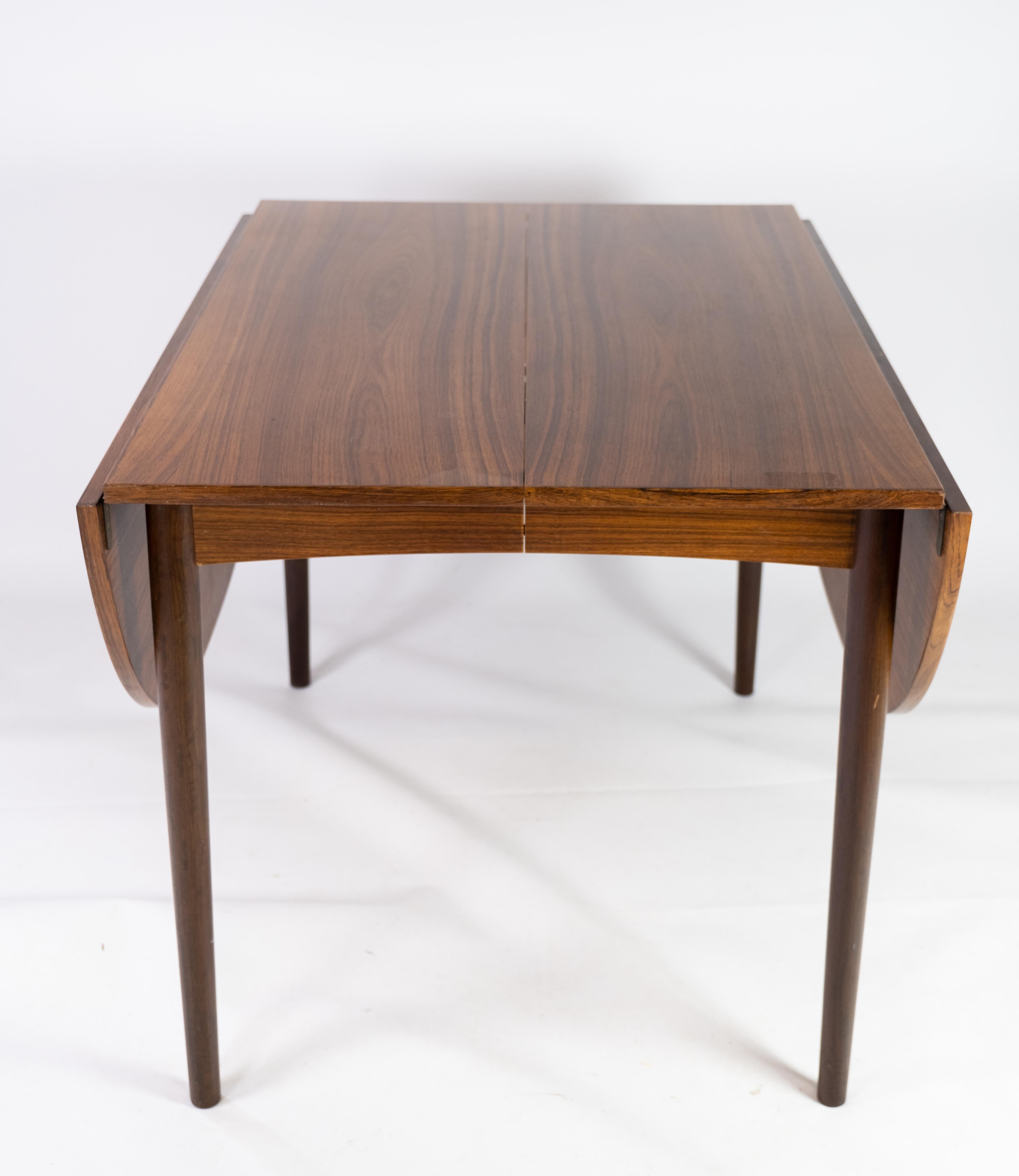 Dining Table with Extension in Rosewood Designed by Arne Vodder from the 1960s 7