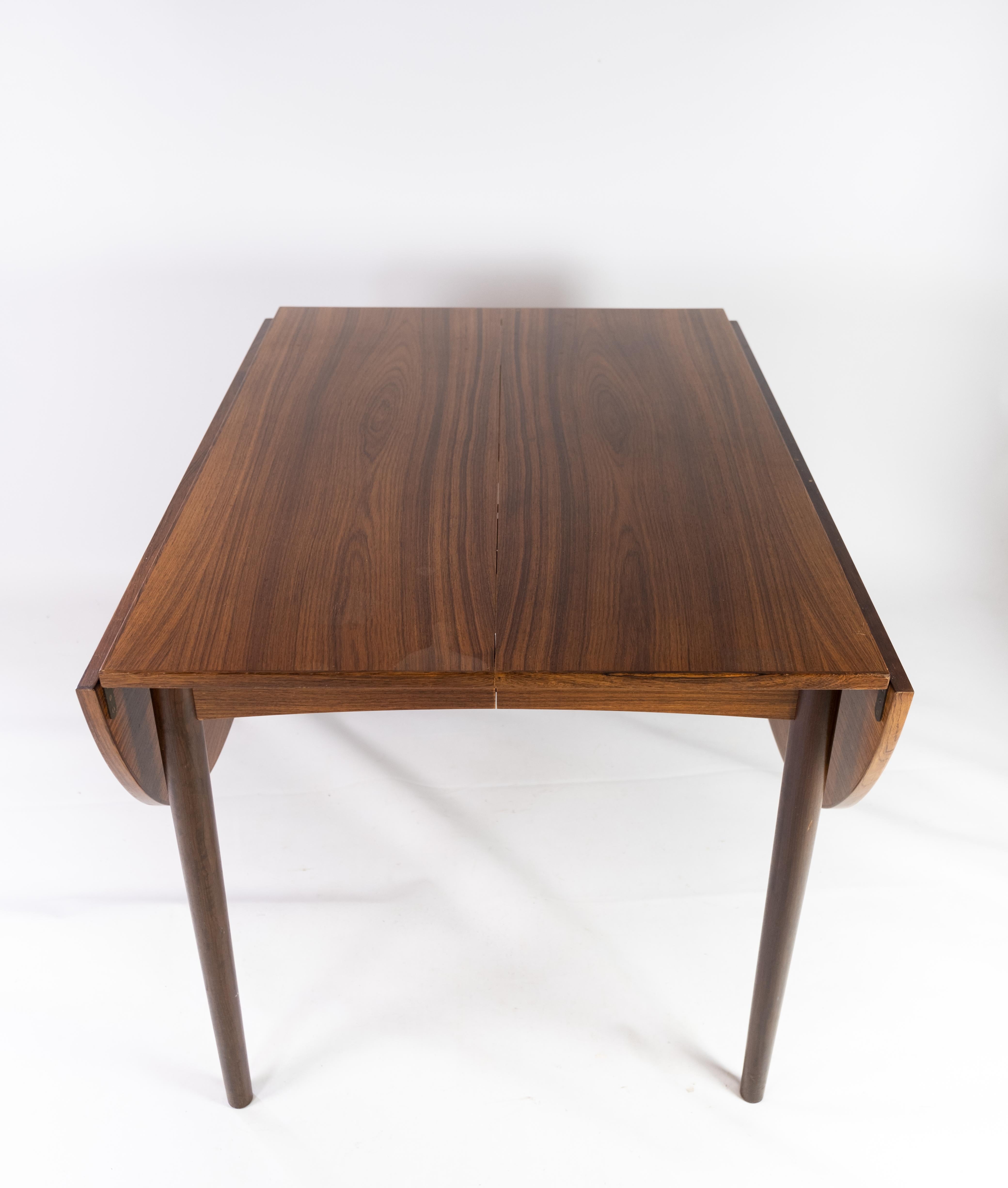 Dining Table with Extension in Rosewood Designed by Arne Vodder from the 1960s 8