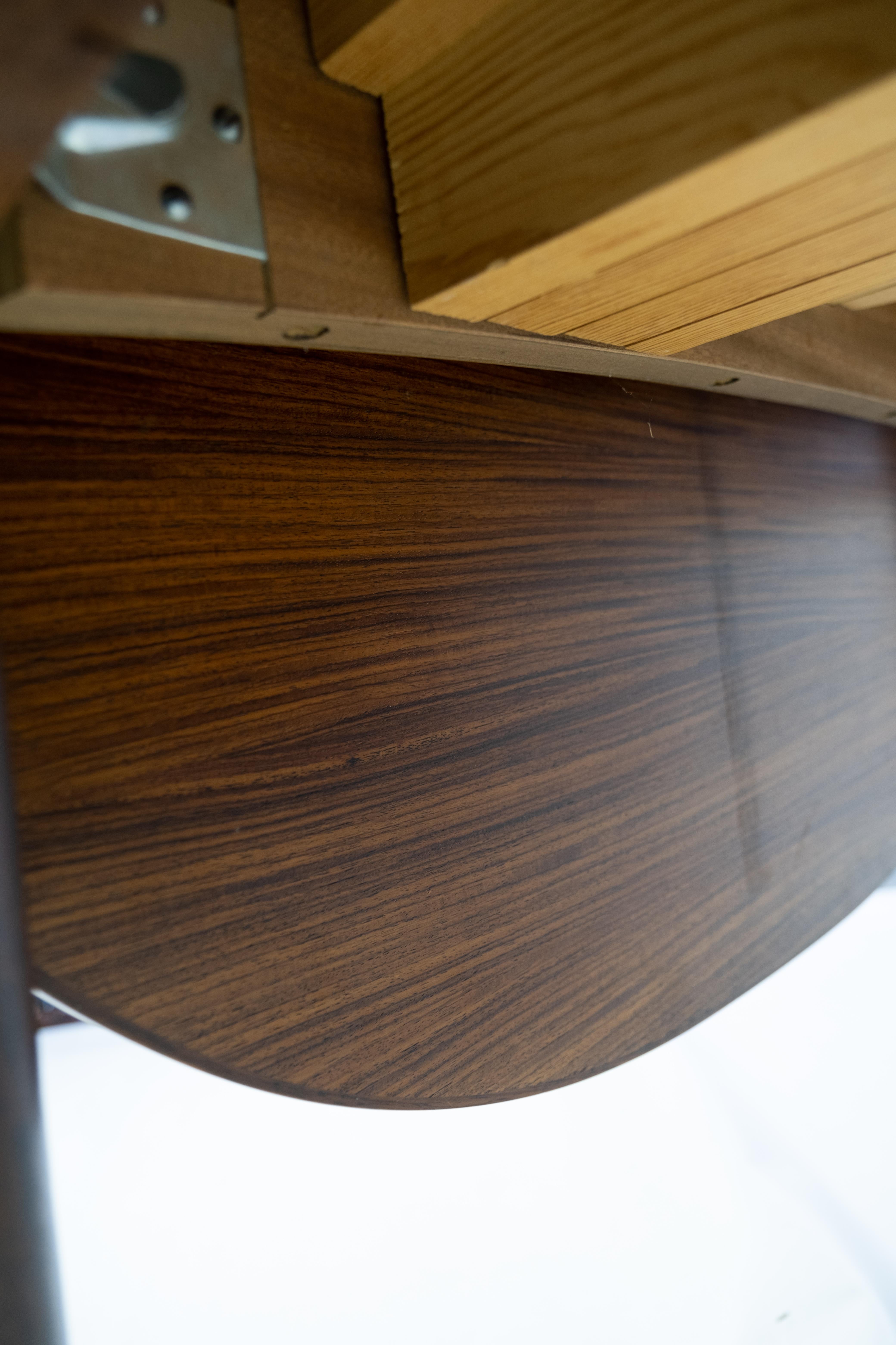 Dining Table with Extension in Rosewood Designed by Arne Vodder from the 1960s 11