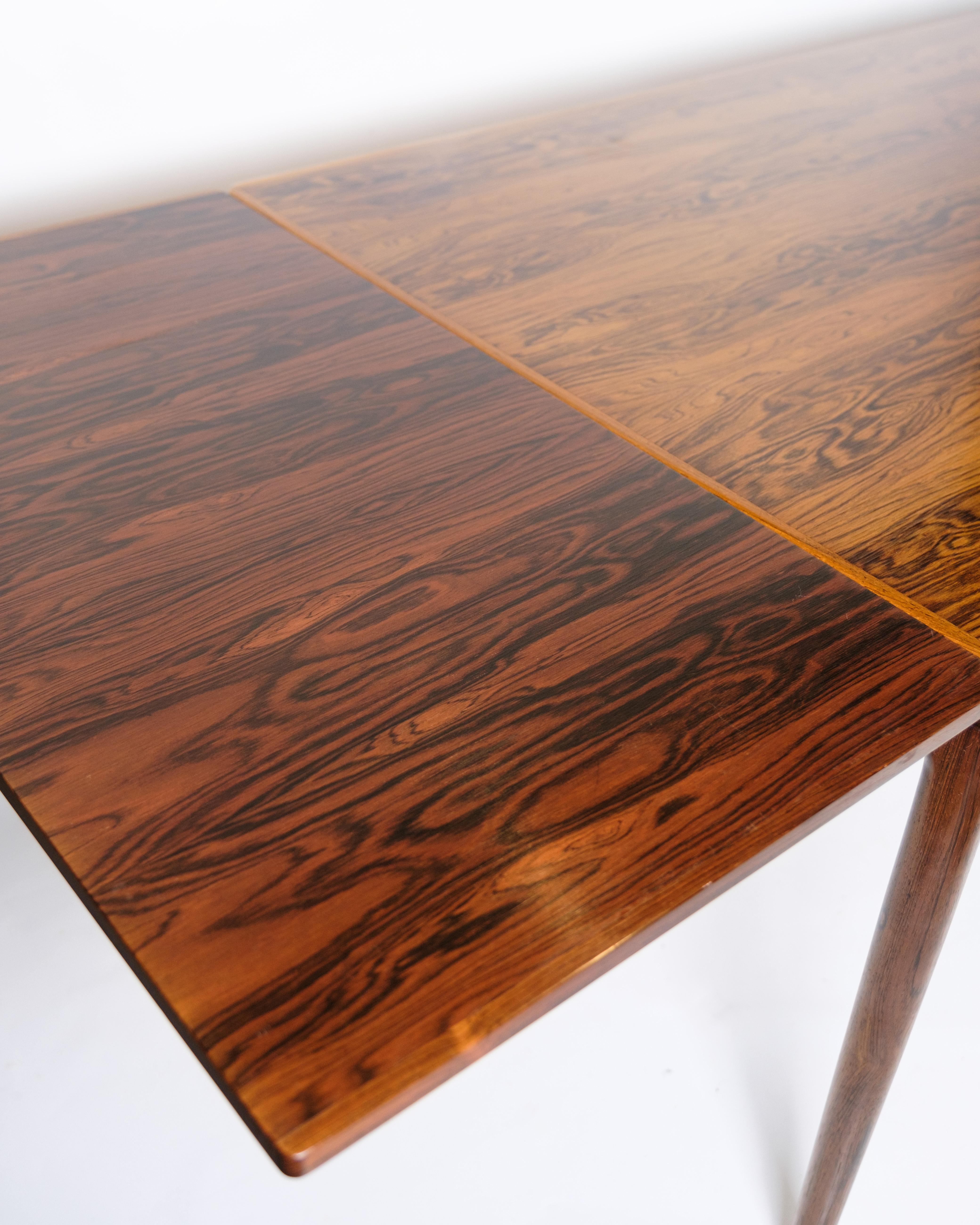 Mesa de comedor extensible de palisandro de Johannes Andersen de los años 60 en venta 6