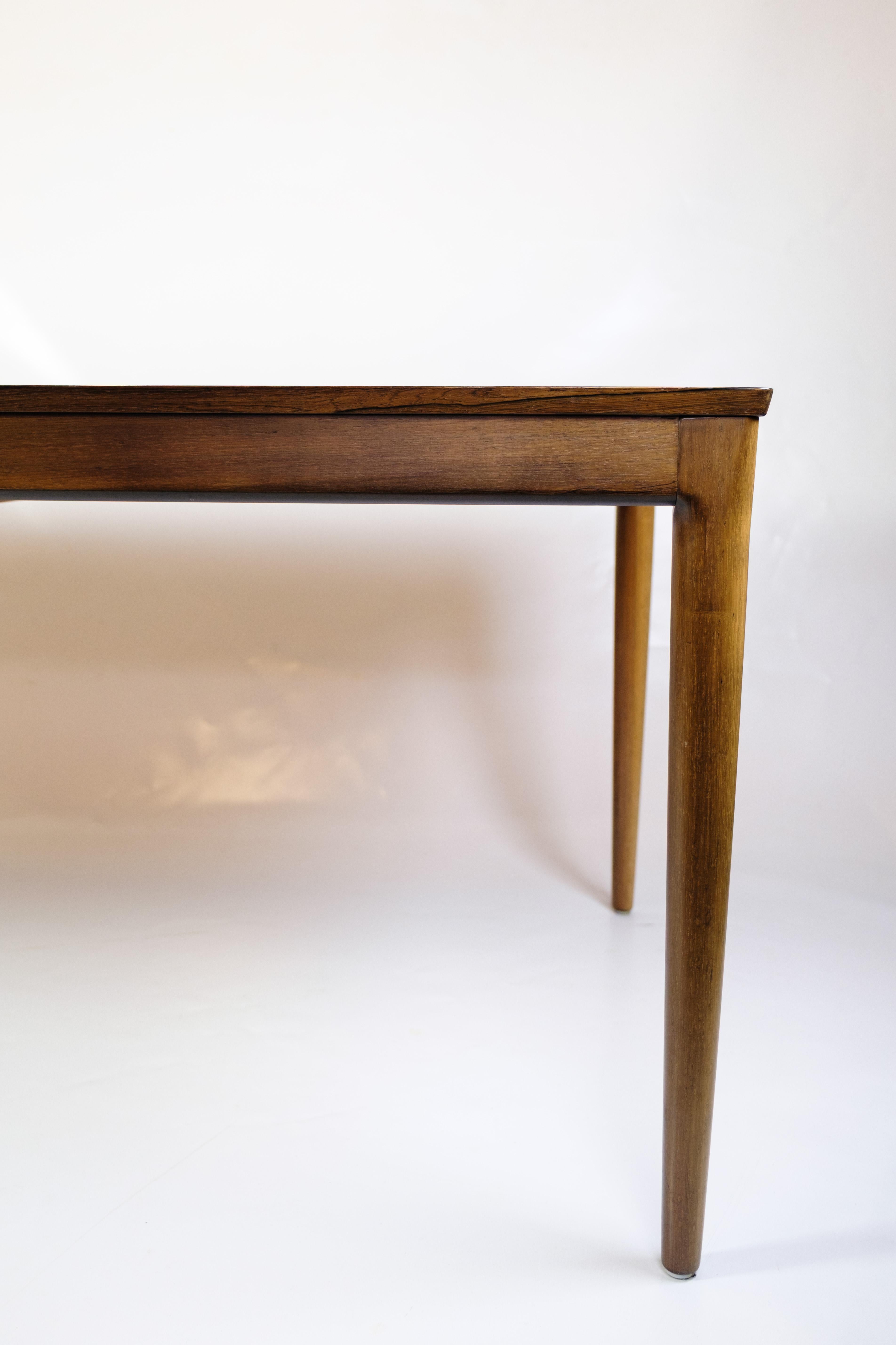 Mesa de comedor extensible de palisandro de Sorø Furniture de los años 60 mediados del siglo XX en venta