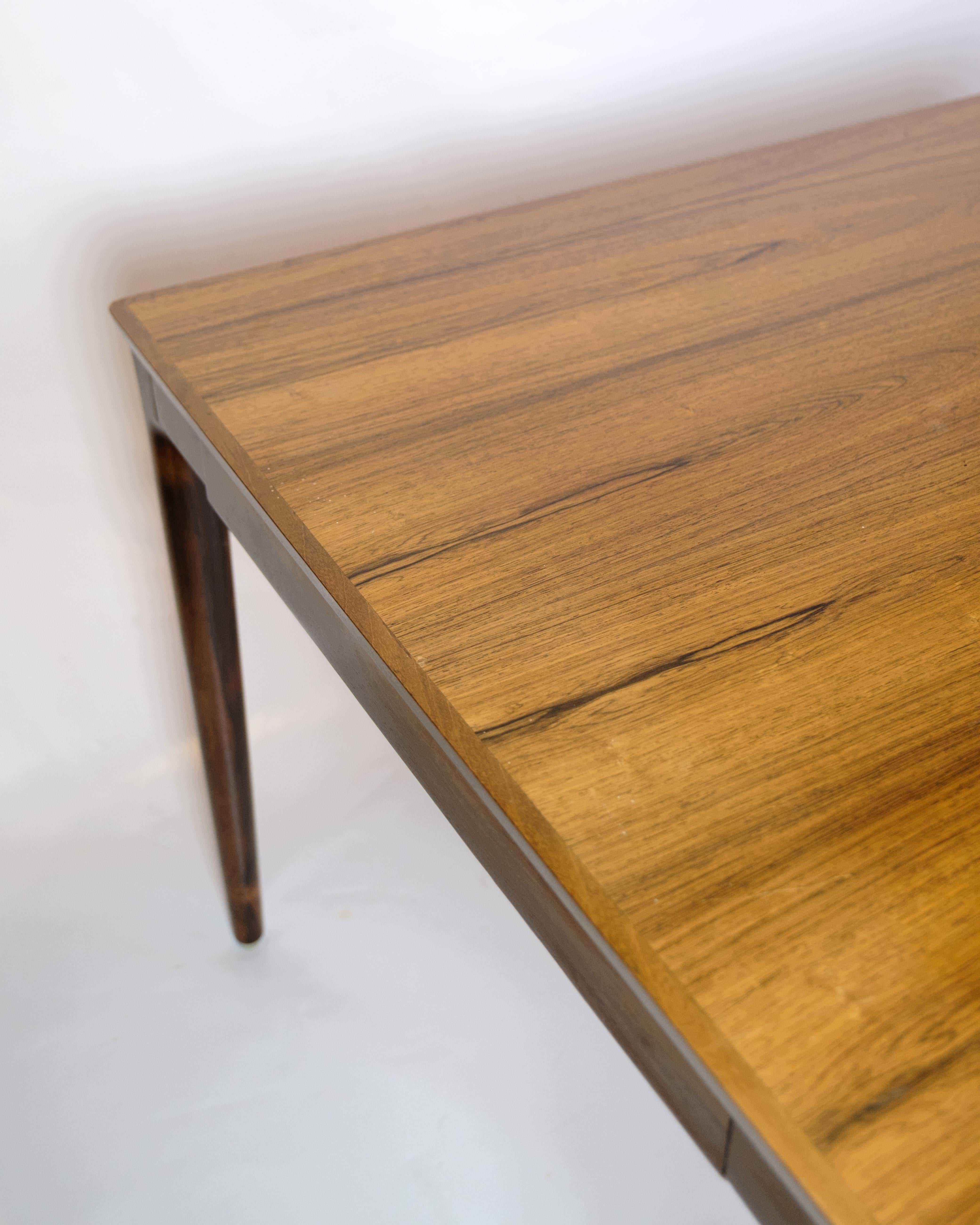 Mesa de comedor extensible de palisandro de Sorø Furniture de los años 60 Palo de rosa en venta